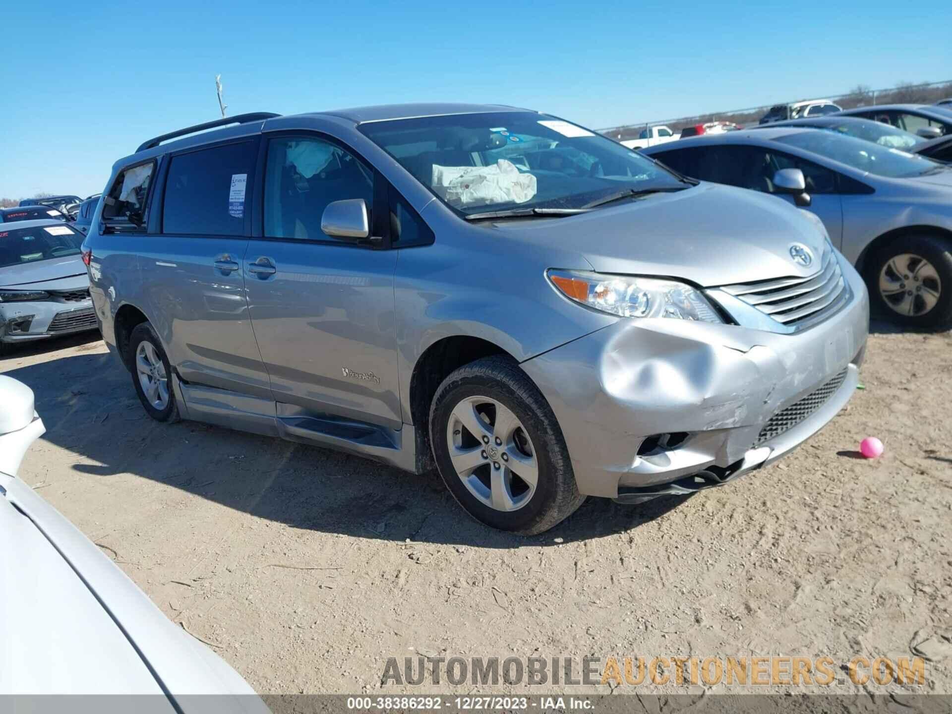 5TDKZ3DC2HS867218 TOYOTA SIENNA 2017