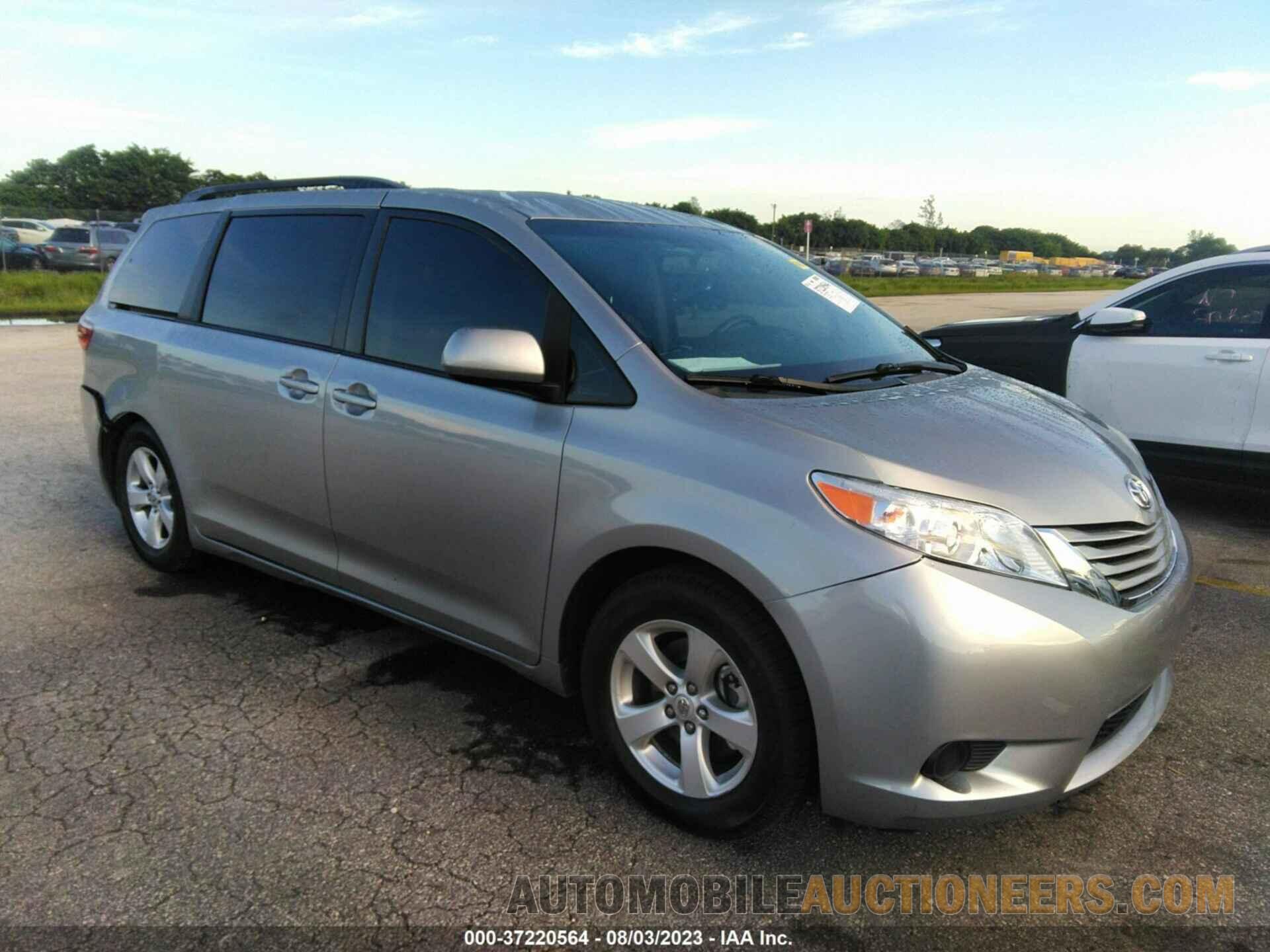 5TDKZ3DC2HS898730 TOYOTA SIENNA 2017