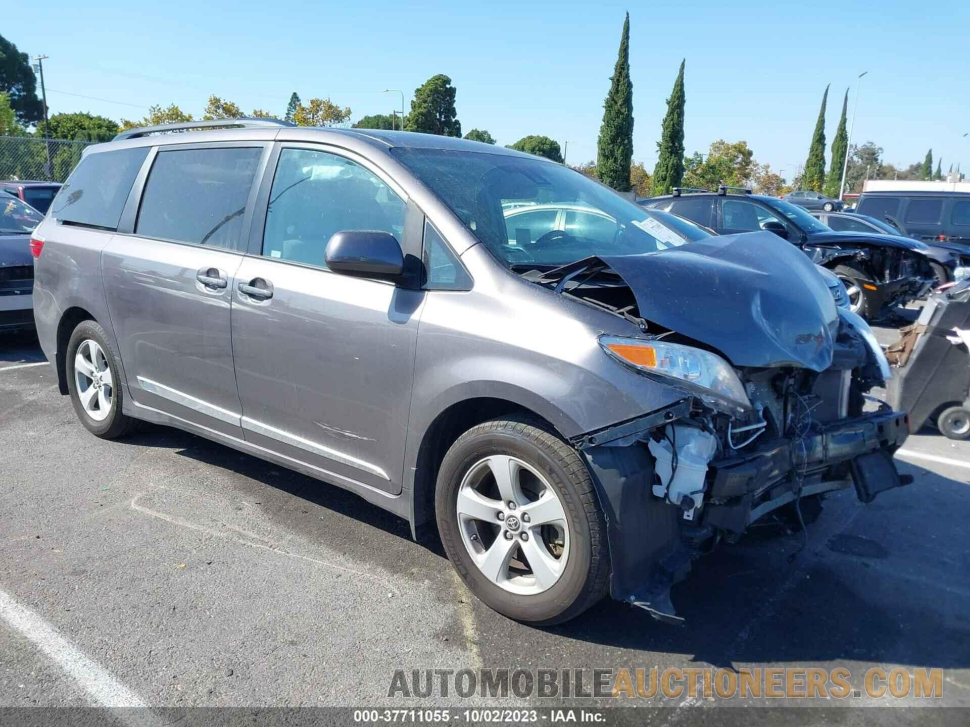 5TDKZ3DC2LS075384 TOYOTA SIENNA 2020