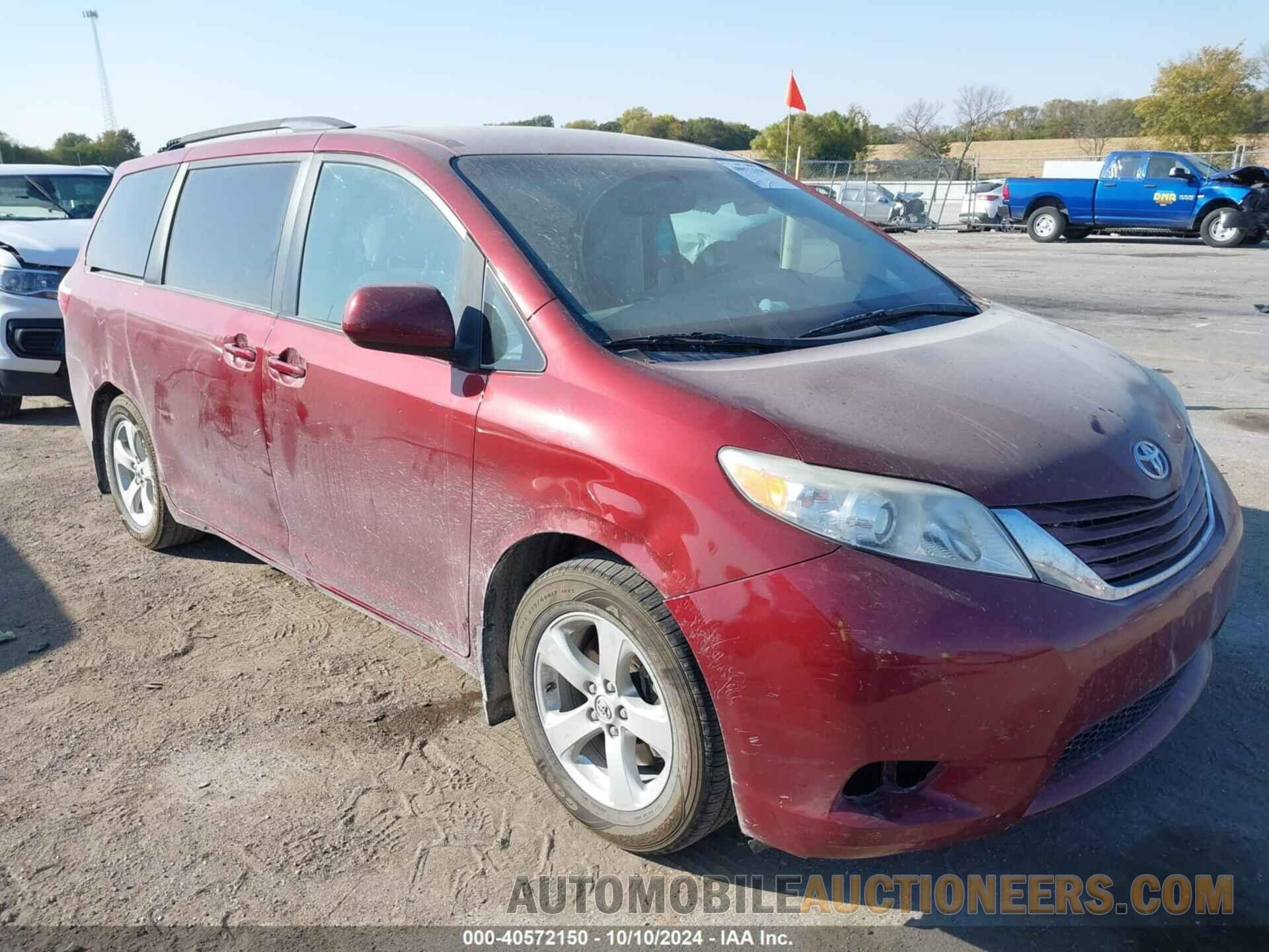 5TDKZ3DC3HS798538 TOYOTA SIENNA 2017