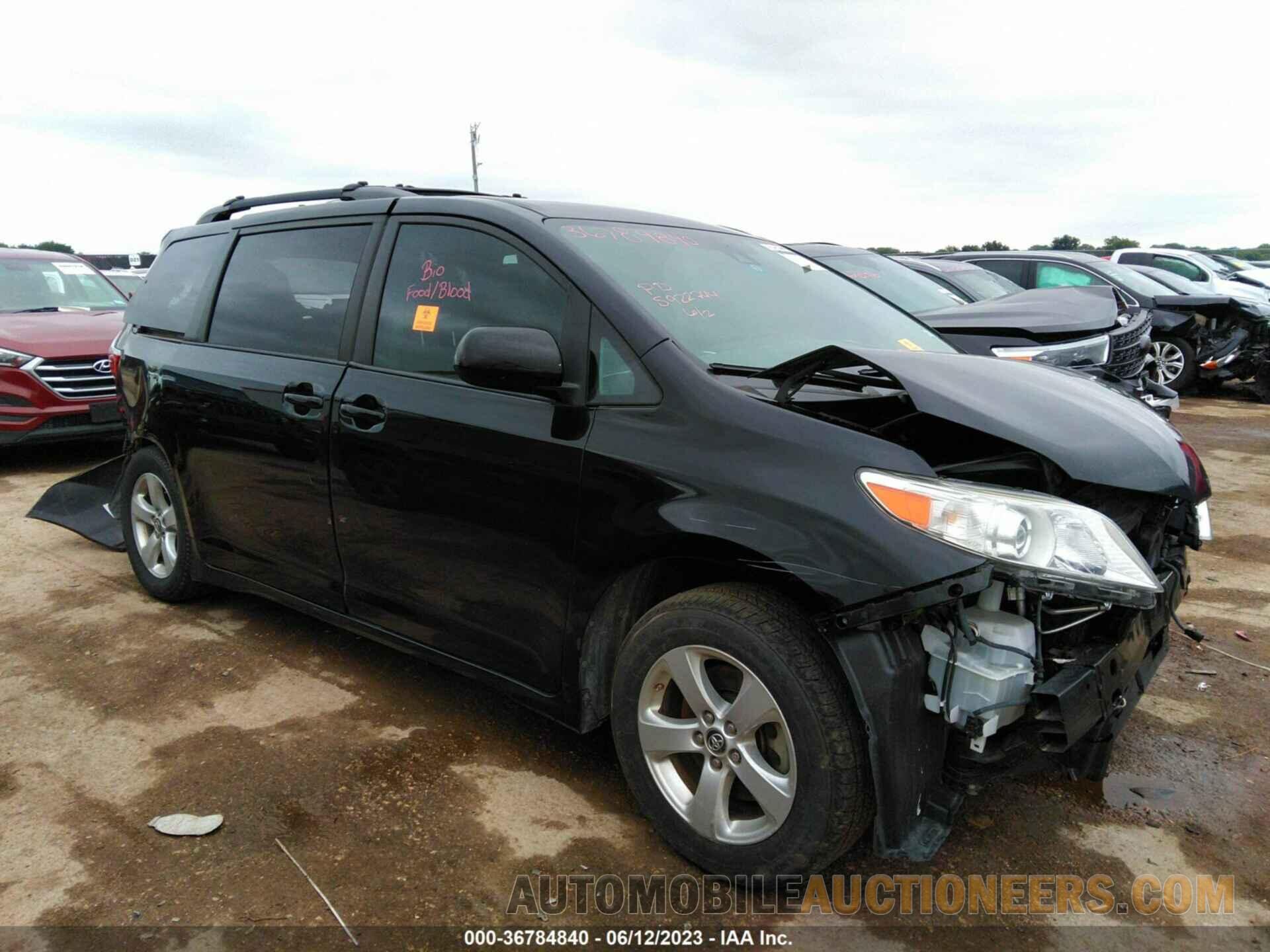 5TDKZ3DC3JS911944 TOYOTA SIENNA 2018