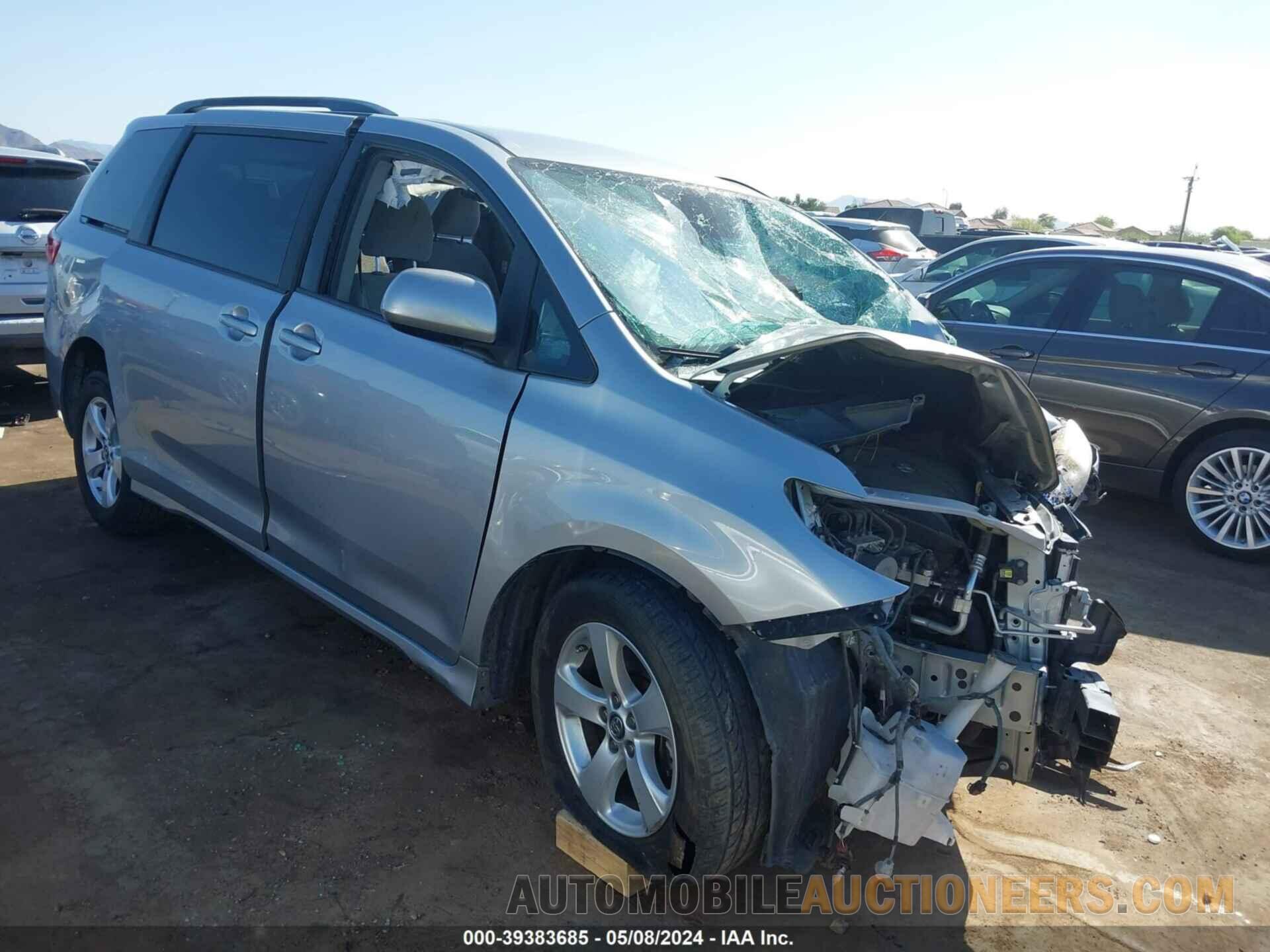 5TDKZ3DC3JS926203 TOYOTA SIENNA 2018