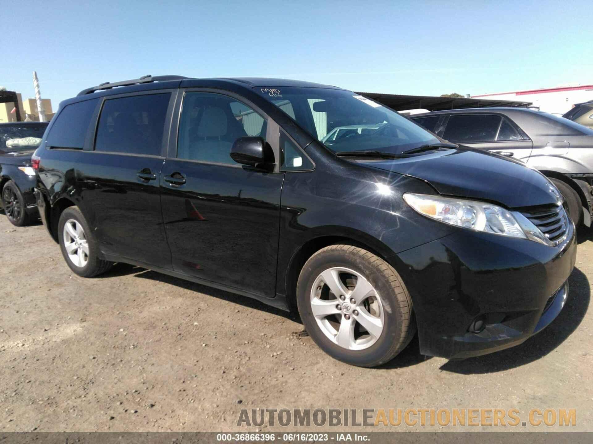 5TDKZ3DC4HS776287 TOYOTA SIENNA 2017