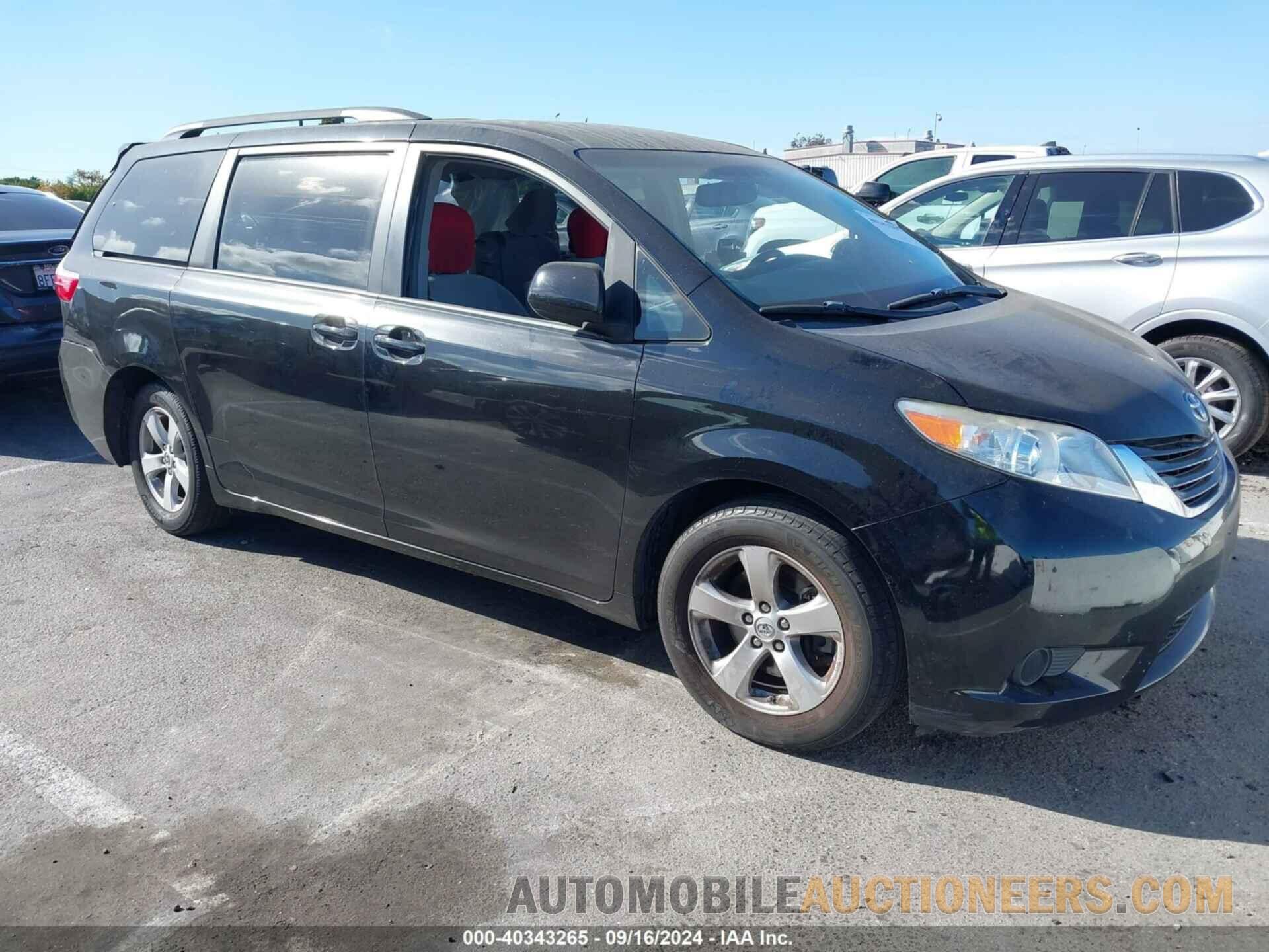 5TDKZ3DC4HS874056 TOYOTA SIENNA 2017