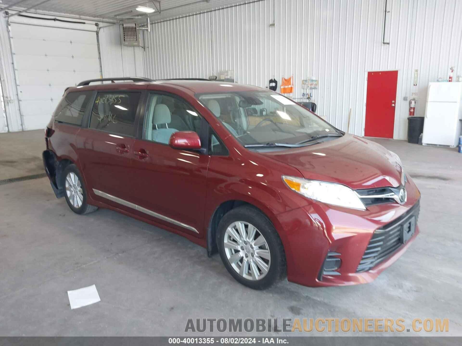 5TDKZ3DC4KS015850 TOYOTA SIENNA 2019