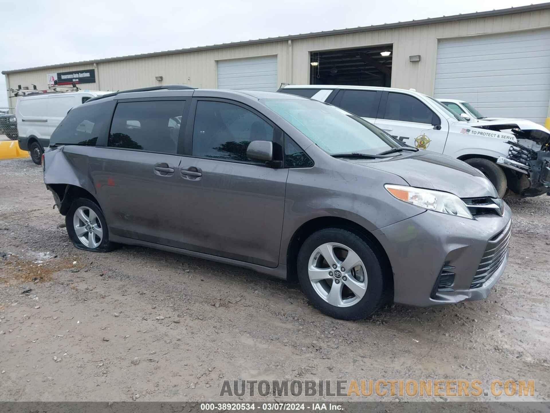 5TDKZ3DC4KS016657 TOYOTA SIENNA 2019