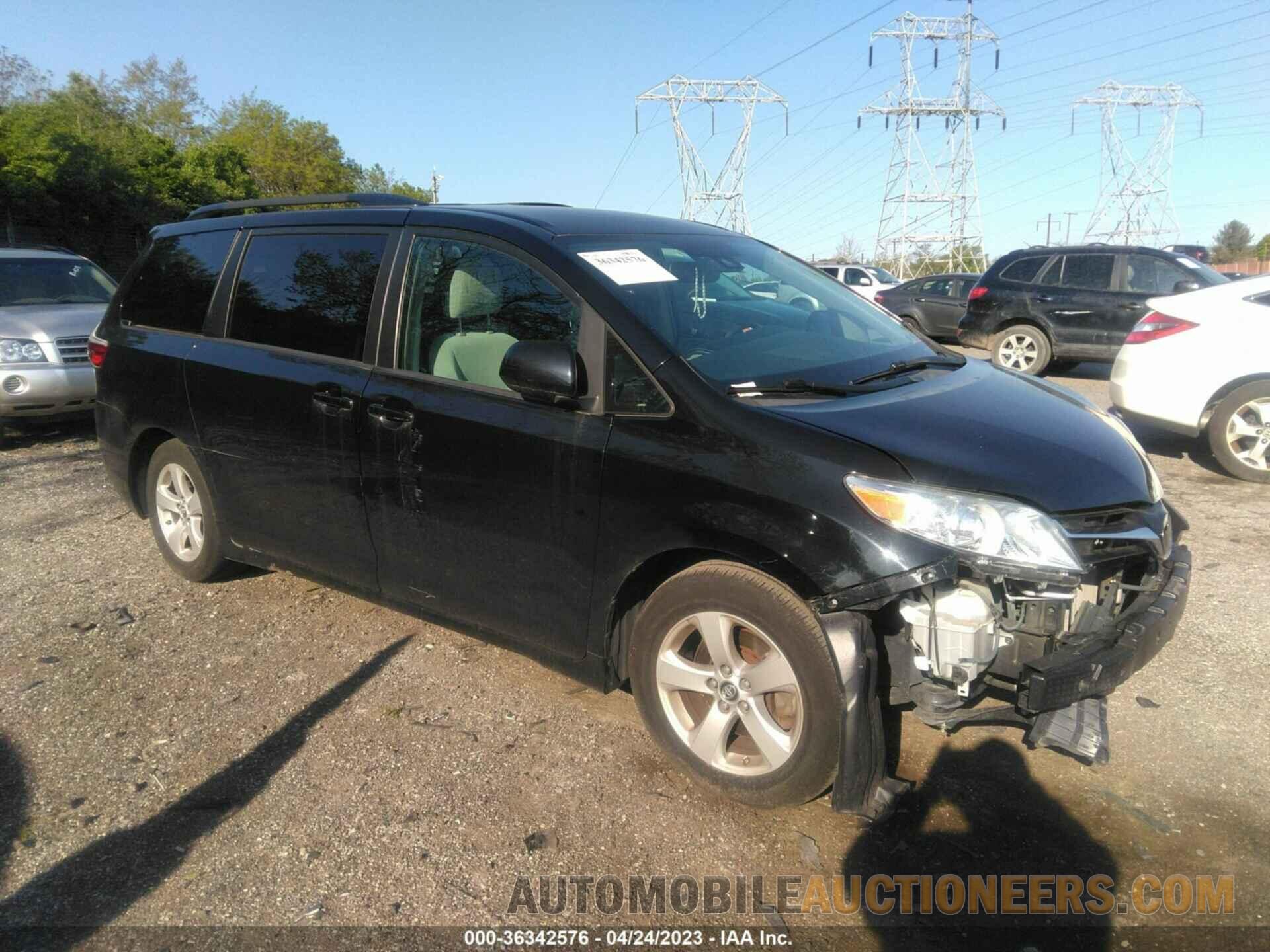 5TDKZ3DC4KS972155 TOYOTA SIENNA 2019