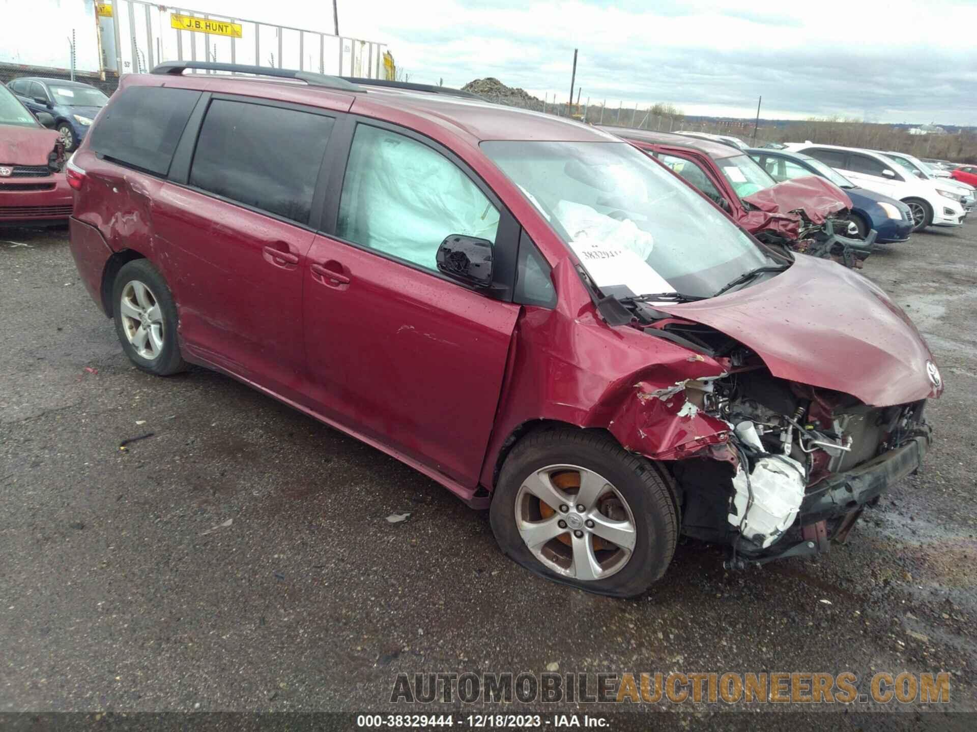 5TDKZ3DC5HS767081 TOYOTA SIENNA 2017