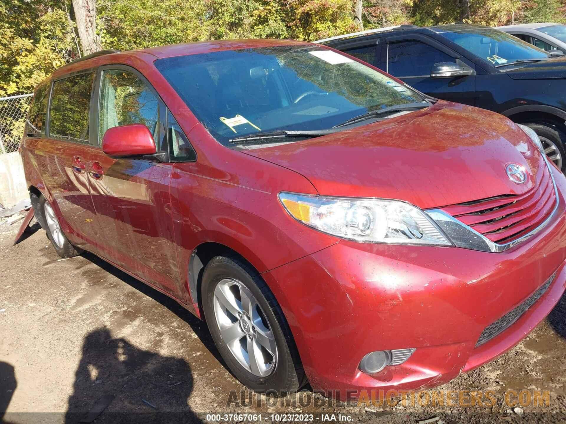 5TDKZ3DC5HS851238 TOYOTA SIENNA 2017