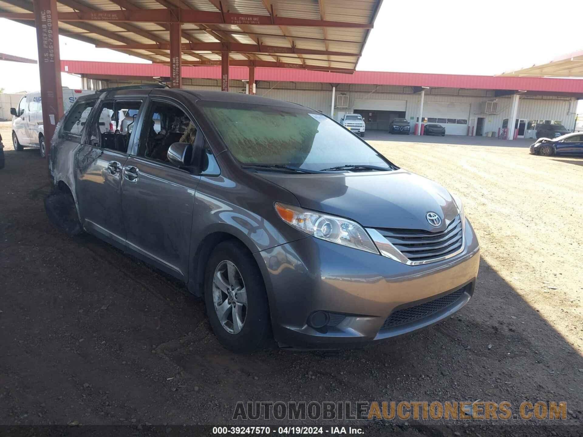 5TDKZ3DC5HS870095 TOYOTA SIENNA 2017