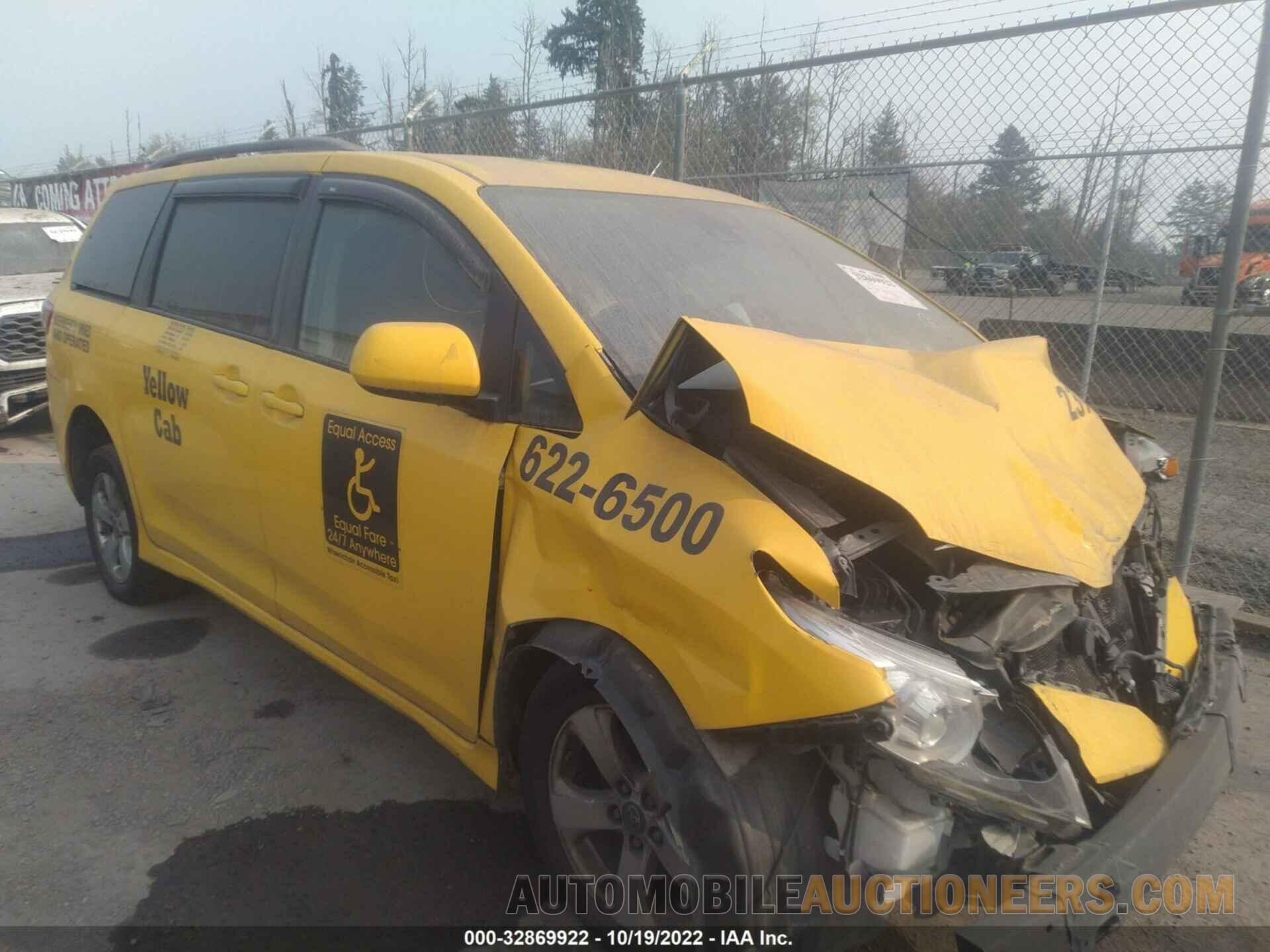 5TDKZ3DC5JS925103 TOYOTA SIENNA 2018