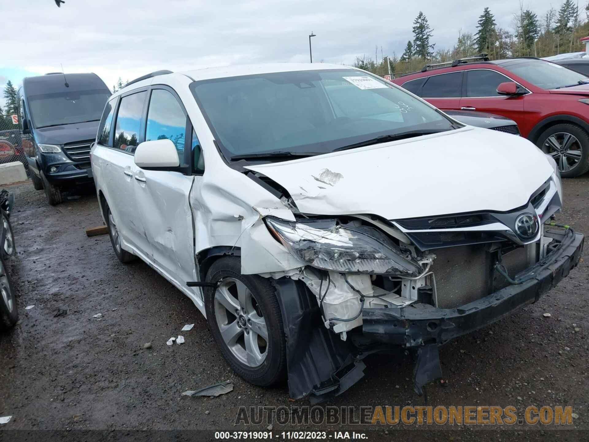 5TDKZ3DC5KS016750 TOYOTA SIENNA 2019