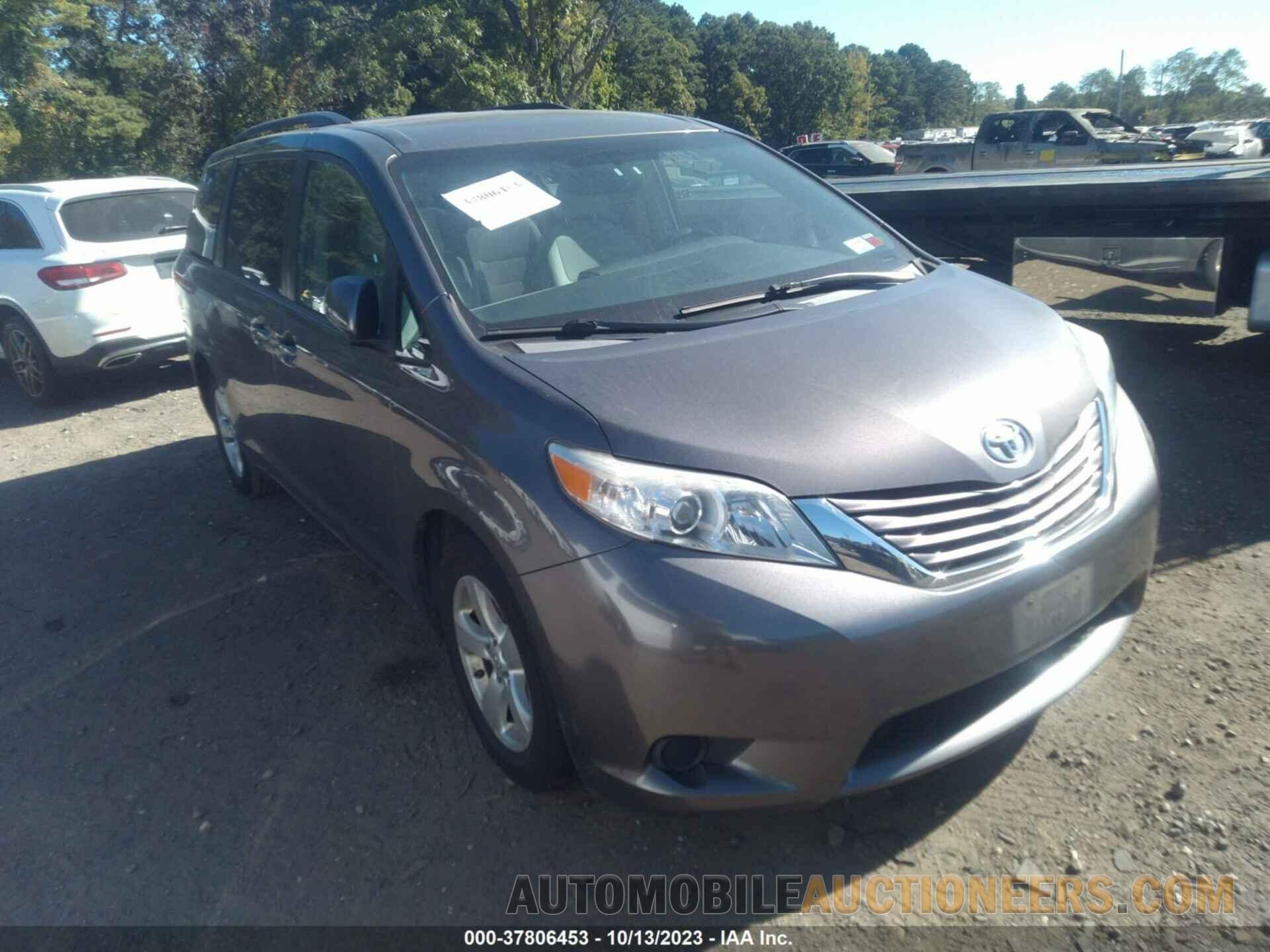 5TDKZ3DC6HS801691 TOYOTA SIENNA 2017