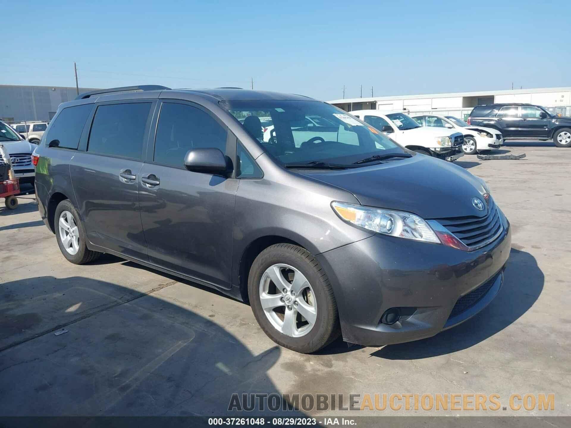 5TDKZ3DC6HS847201 TOYOTA SIENNA 2017