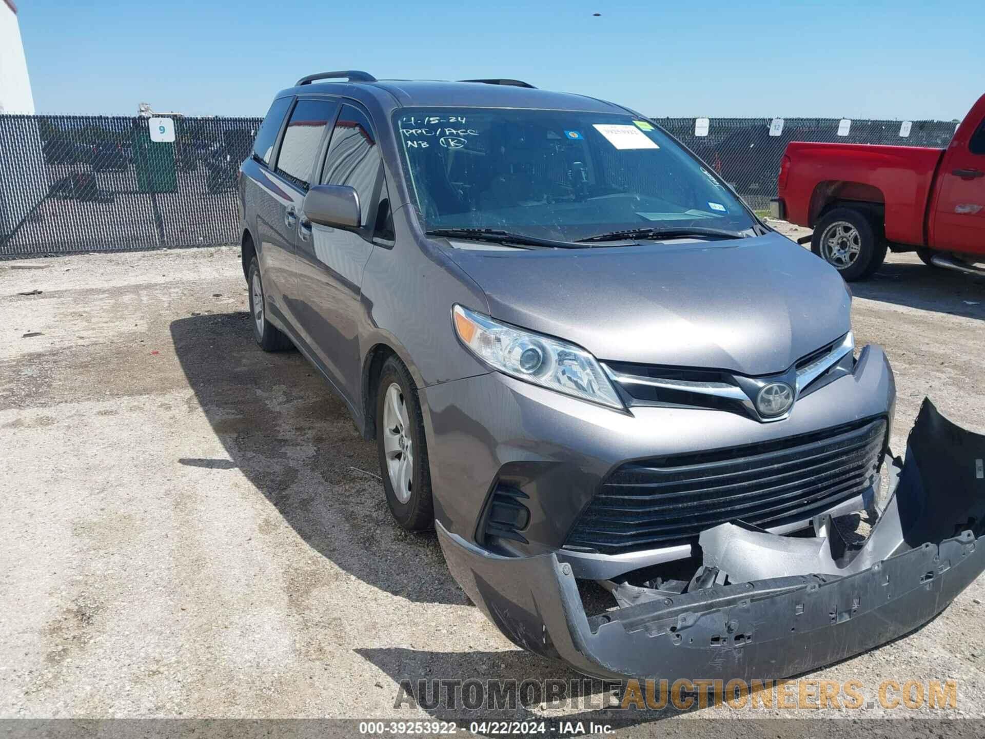 5TDKZ3DC6JS914031 TOYOTA SIENNA 2018