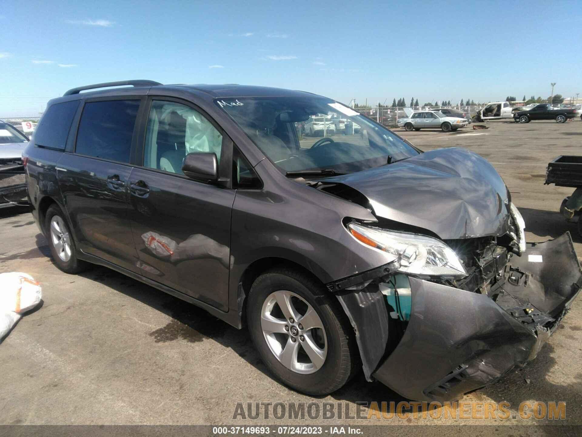 5TDKZ3DC6JS945019 TOYOTA SIENNA 2018