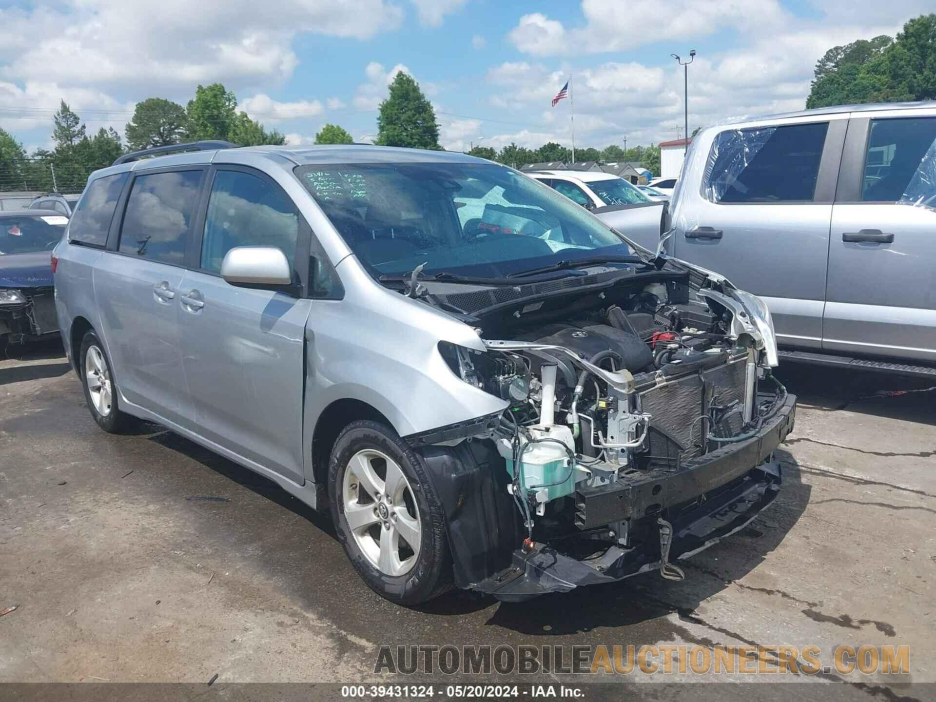 5TDKZ3DC6KS971198 TOYOTA SIENNA 2019