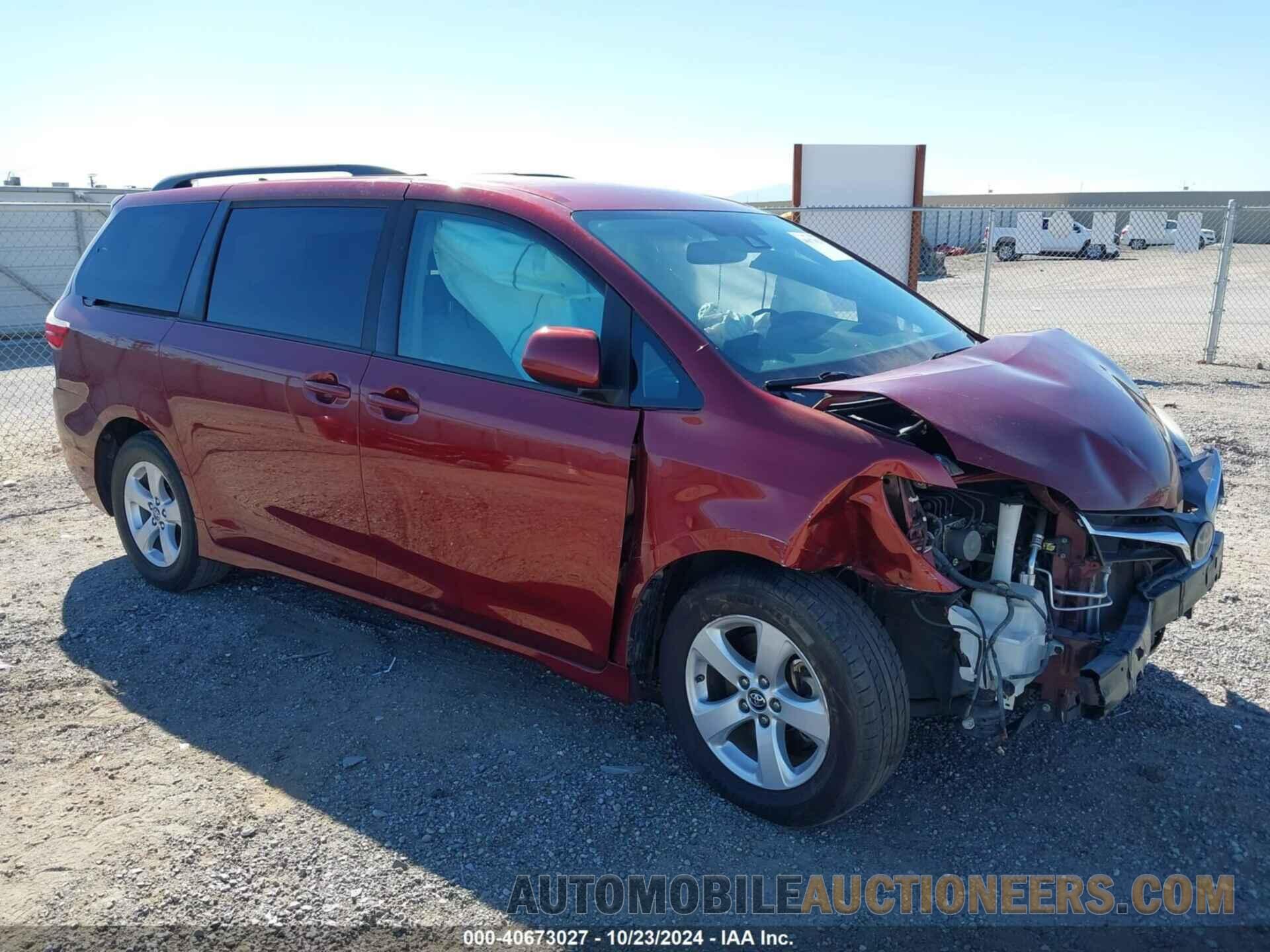 5TDKZ3DC6KS977700 TOYOTA SIENNA 2019