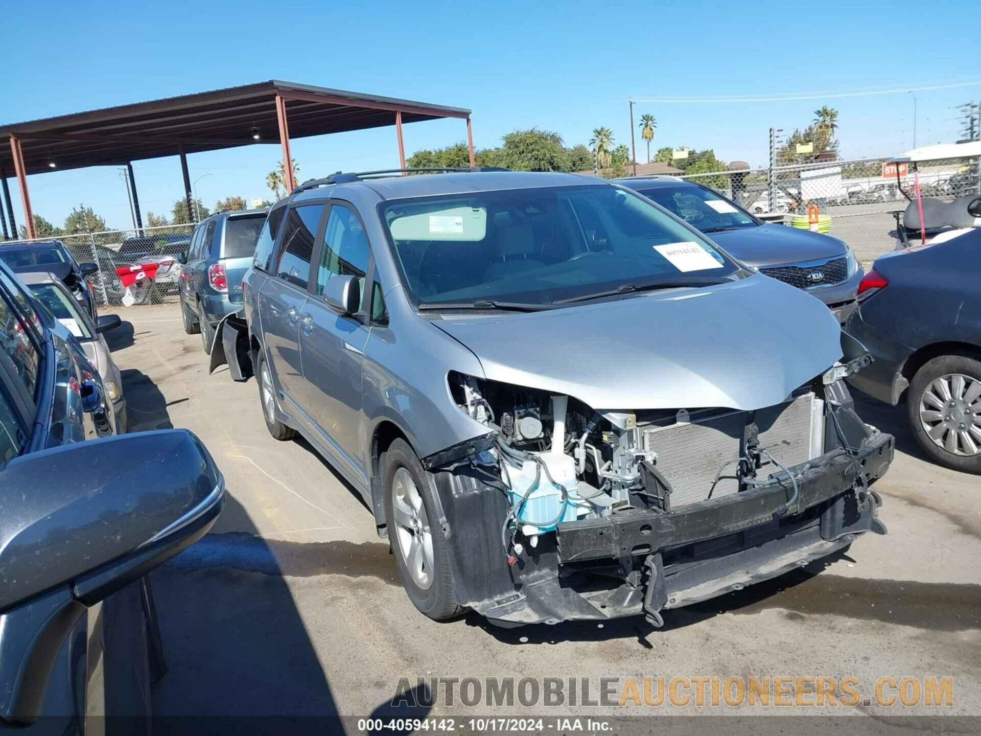 5TDKZ3DC6KS989605 TOYOTA SIENNA 2019