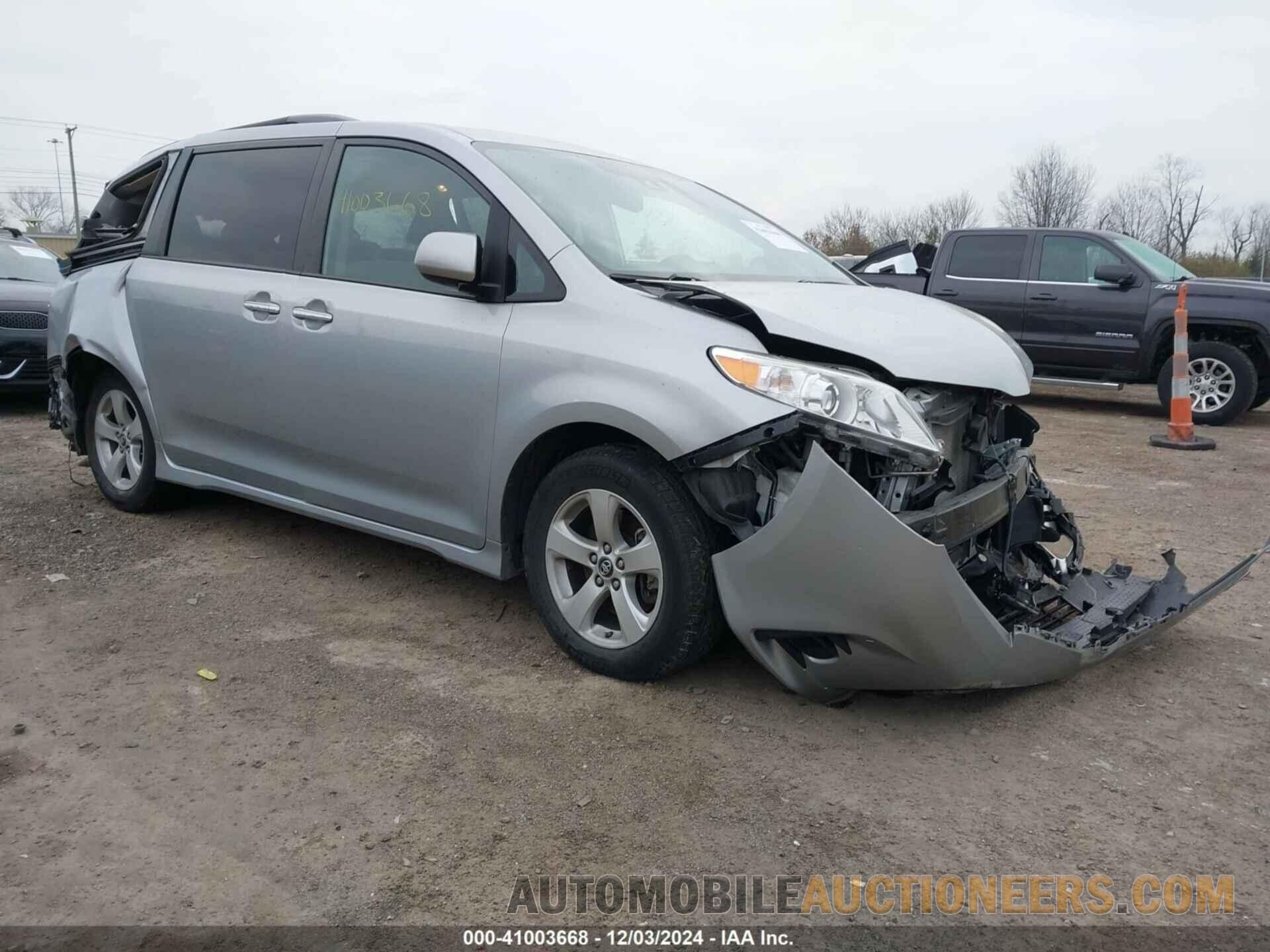 5TDKZ3DC6LS050925 TOYOTA SIENNA 2020