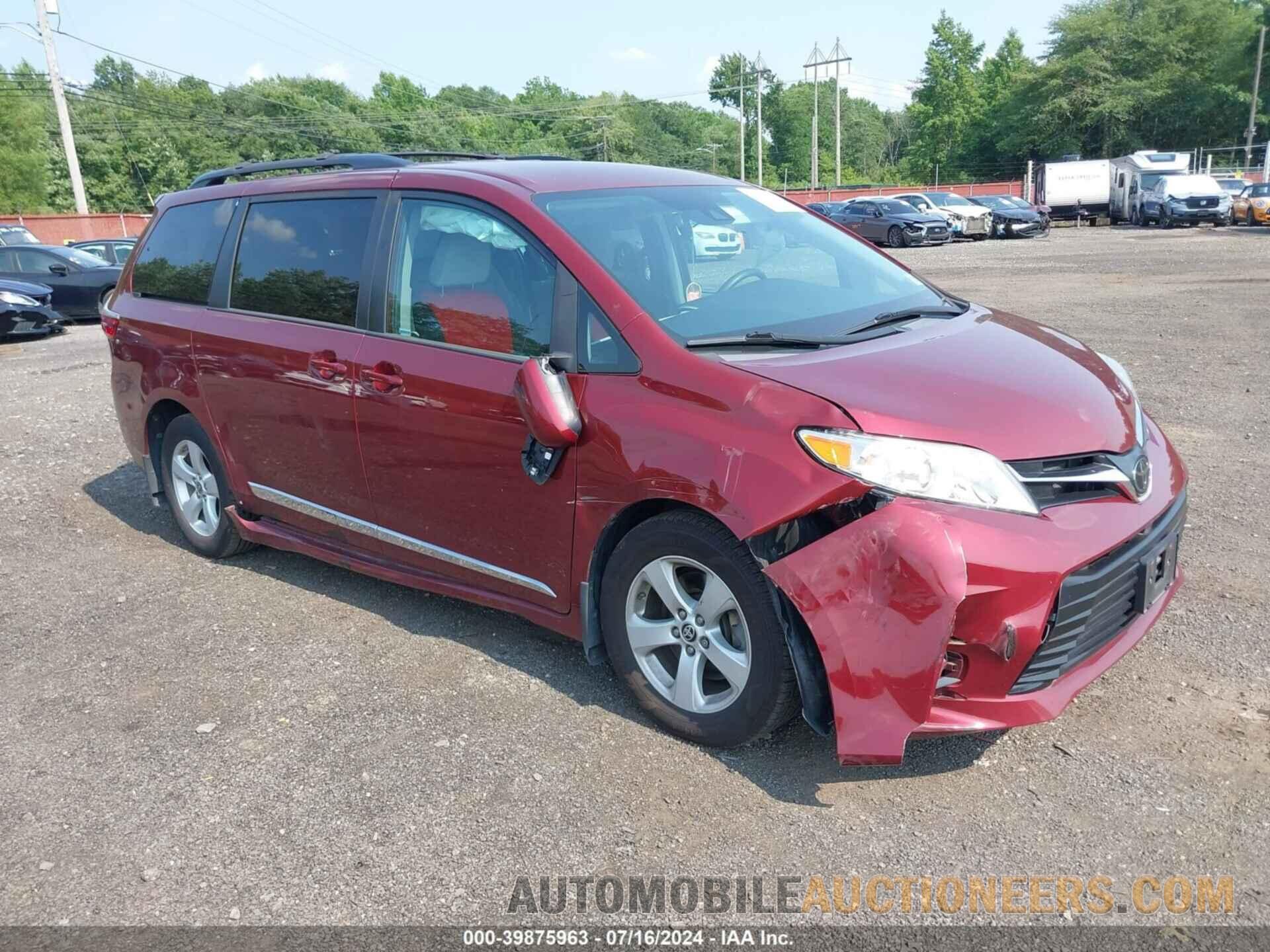 5TDKZ3DC6LS058233 TOYOTA SIENNA 2020