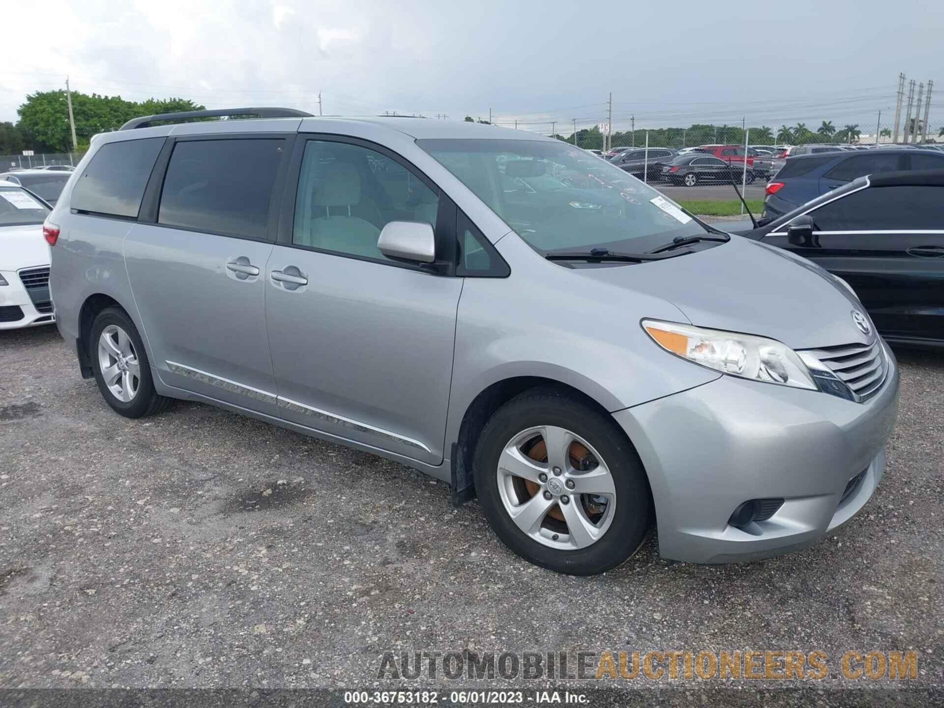 5TDKZ3DC7HS797408 TOYOTA SIENNA 2017