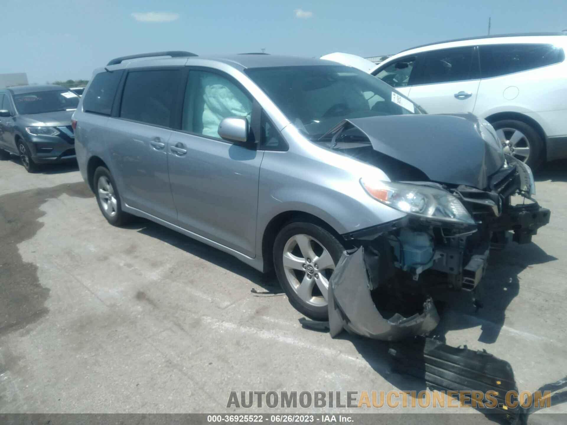 5TDKZ3DC7JS902664 TOYOTA SIENNA 2018