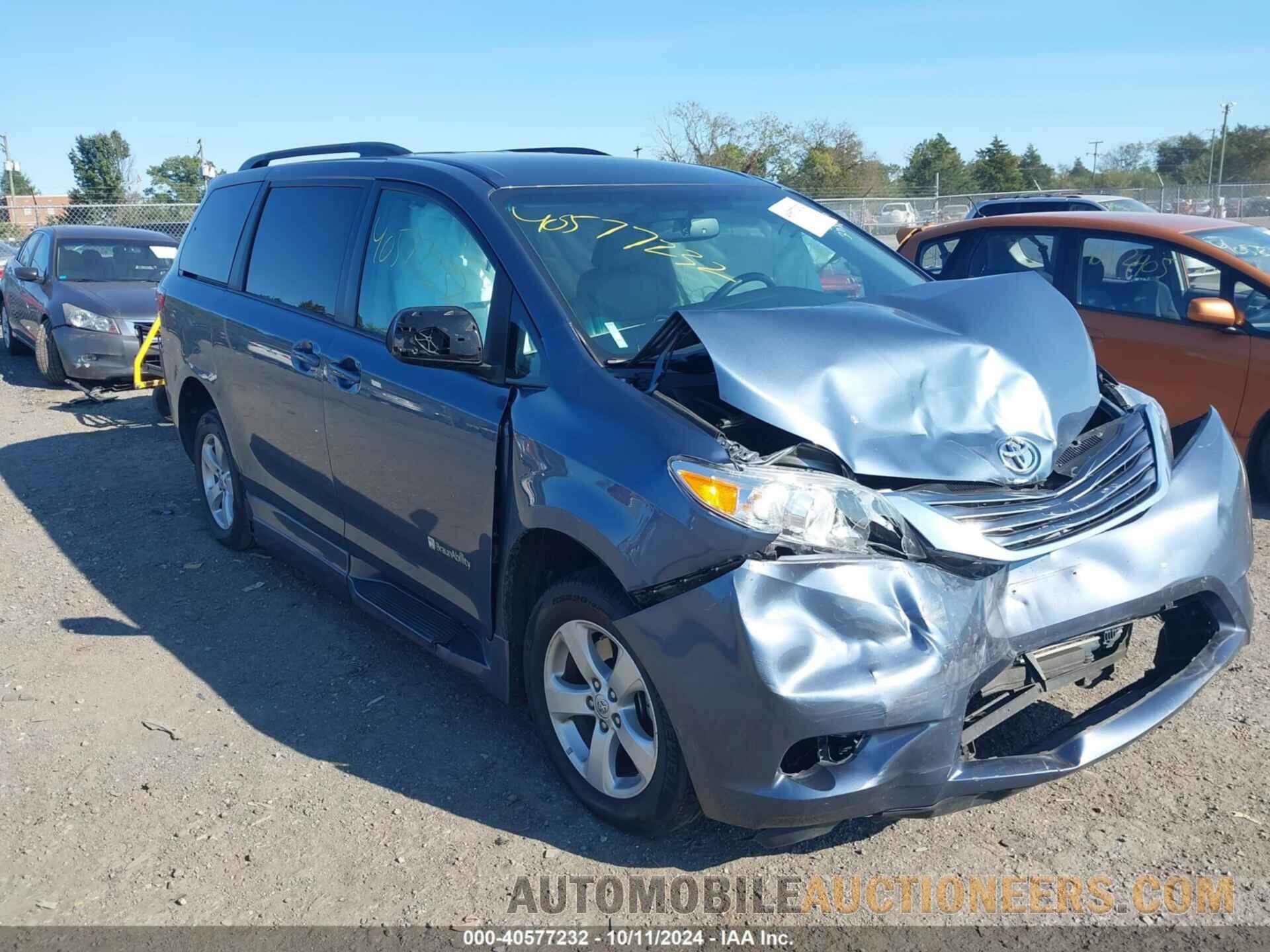 5TDKZ3DC8HS887280 TOYOTA SIENNA 2017