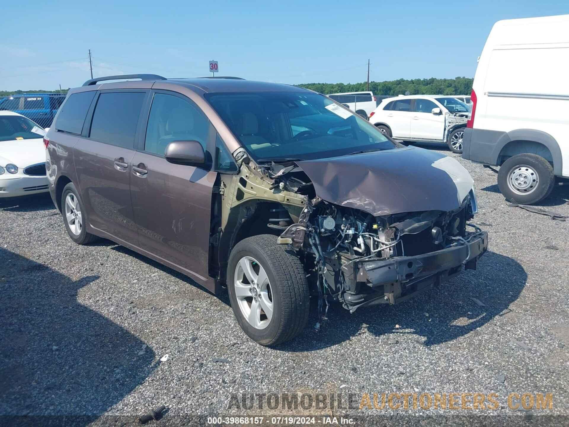 5TDKZ3DC8JS955714 TOYOTA SIENNA 2018