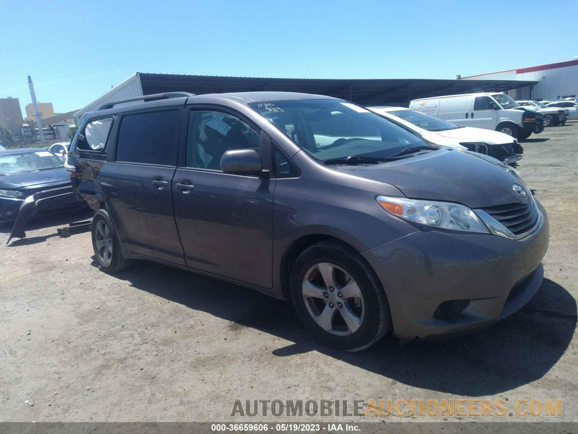 5TDKZ3DC9HS781159 TOYOTA SIENNA 2017