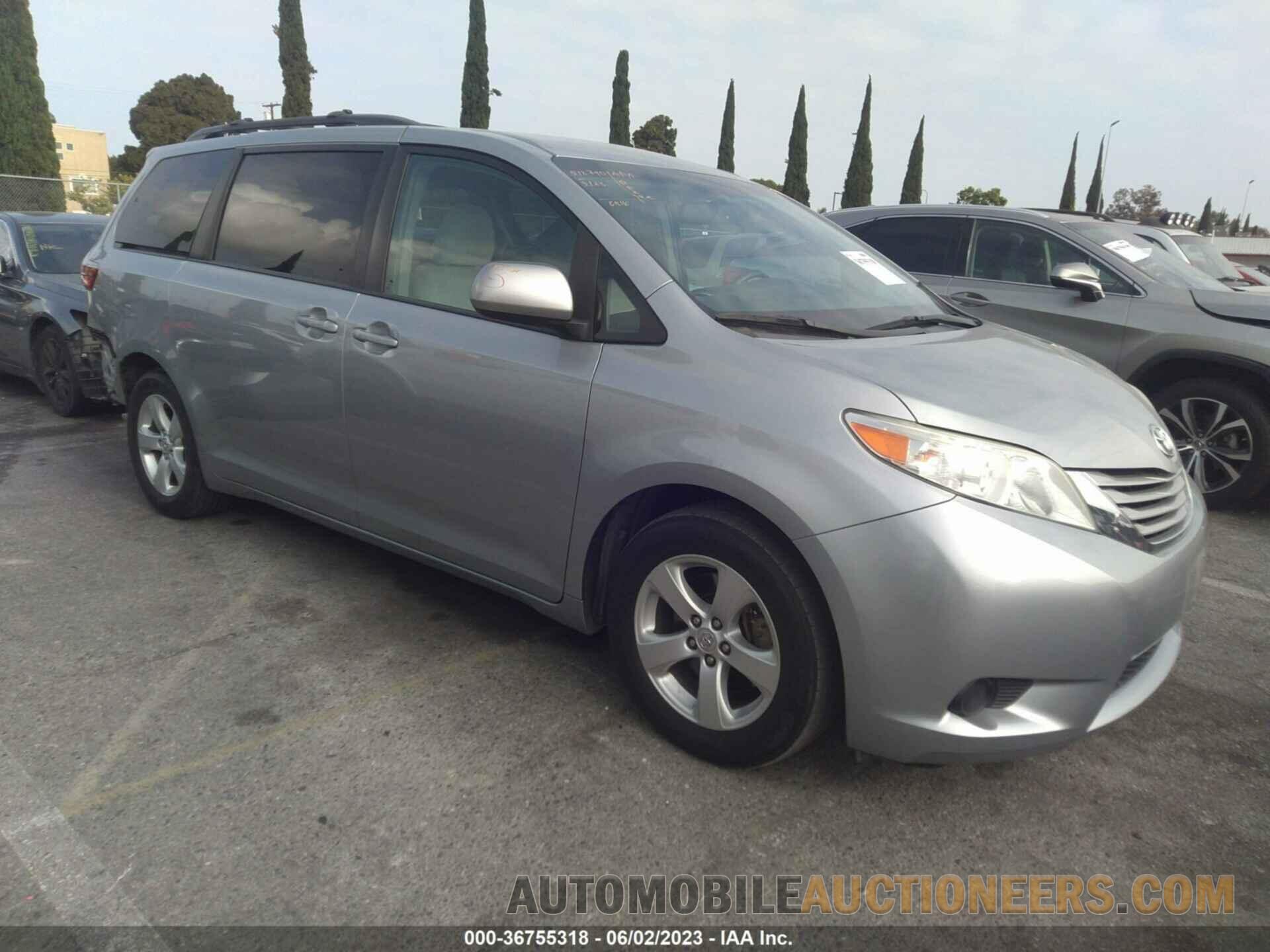 5TDKZ3DC9HS835690 TOYOTA SIENNA 2017