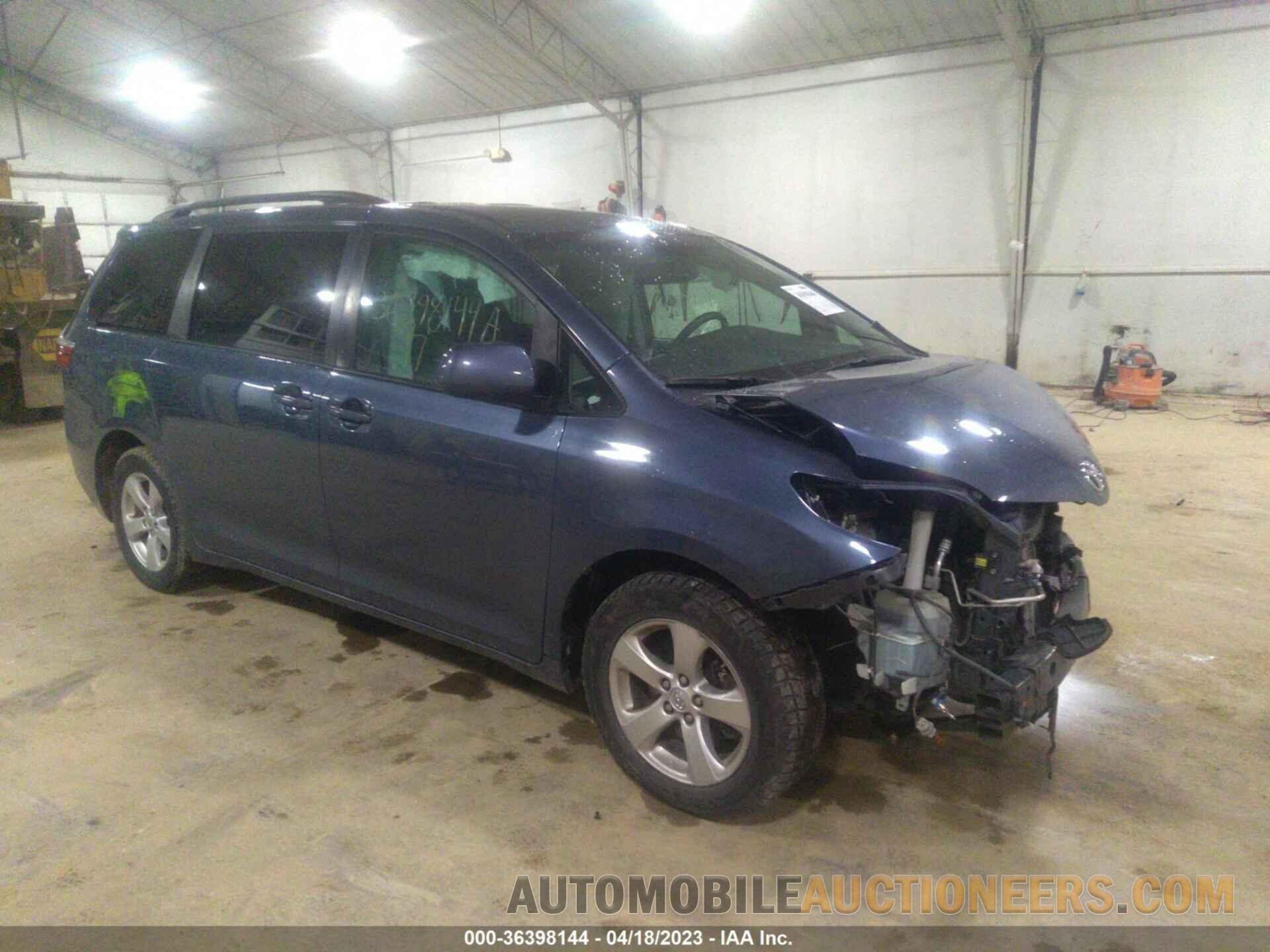 5TDKZ3DC9HS886672 TOYOTA SIENNA 2017