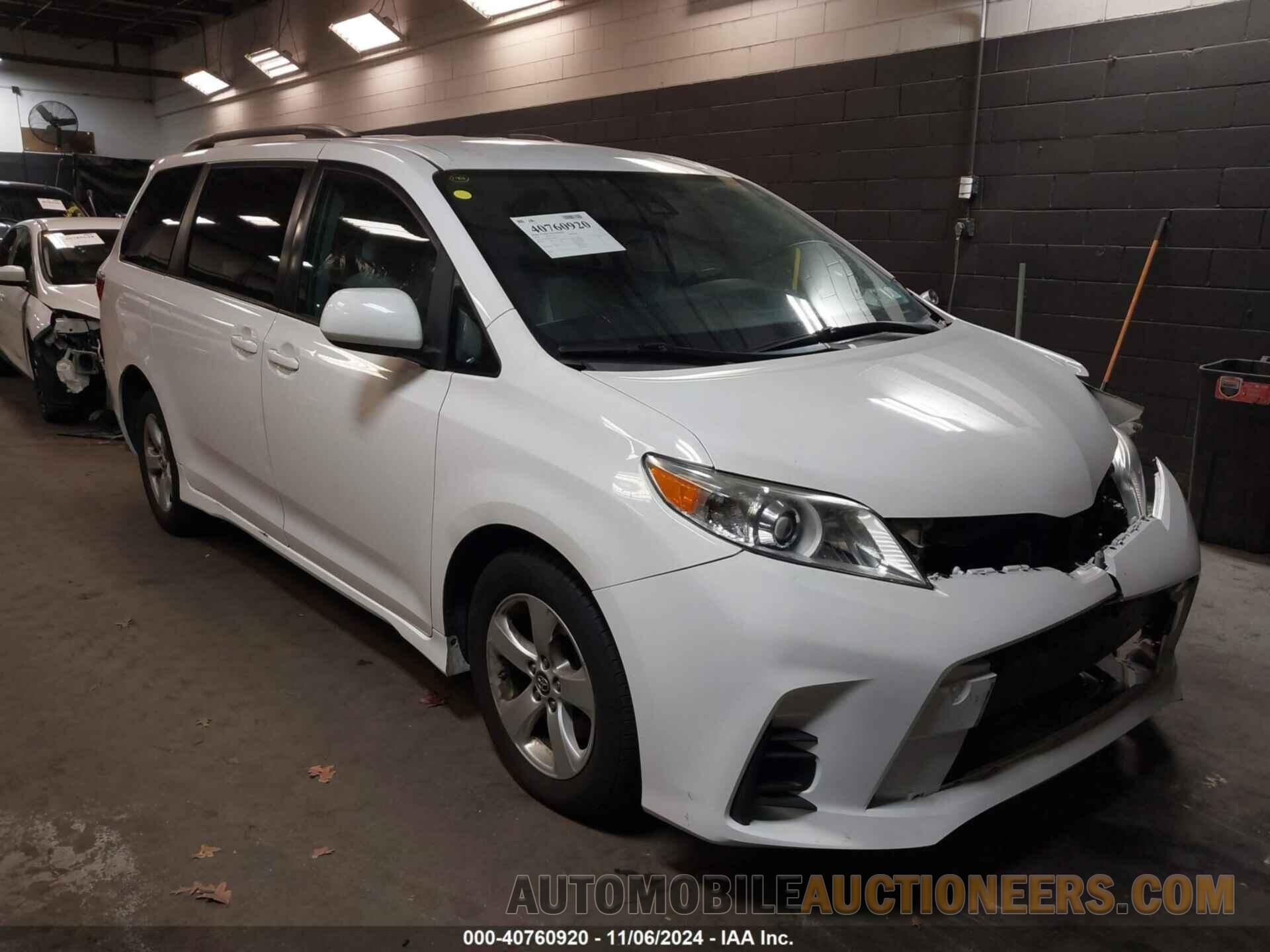 5TDKZ3DC9JS901029 TOYOTA SIENNA 2018