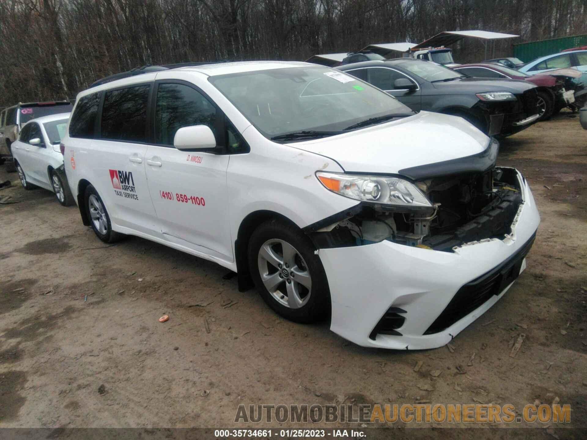 5TDKZ3DC9JS957567 TOYOTA SIENNA 2018