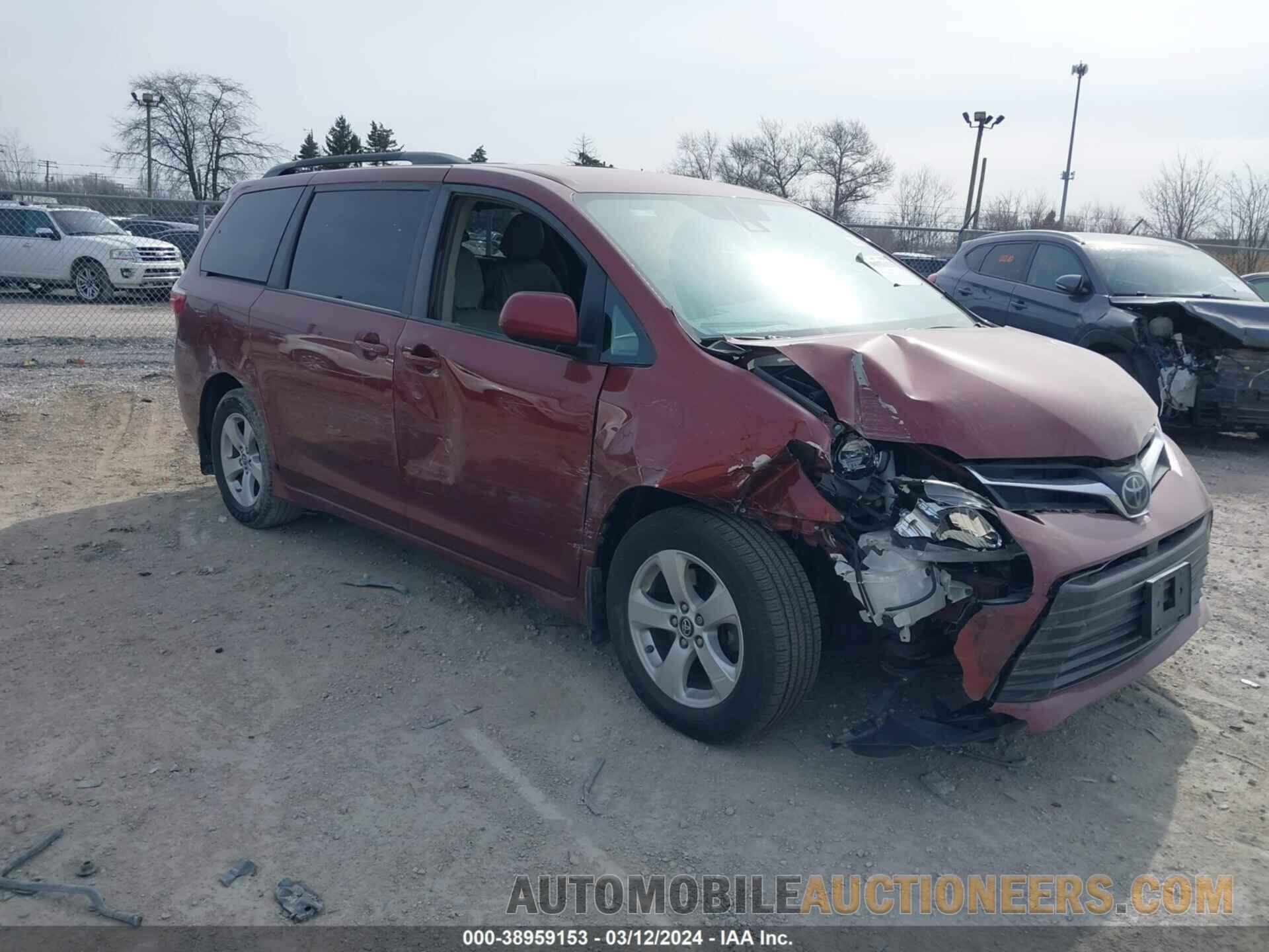 5TDKZ3DC9KS009574 TOYOTA SIENNA 2019