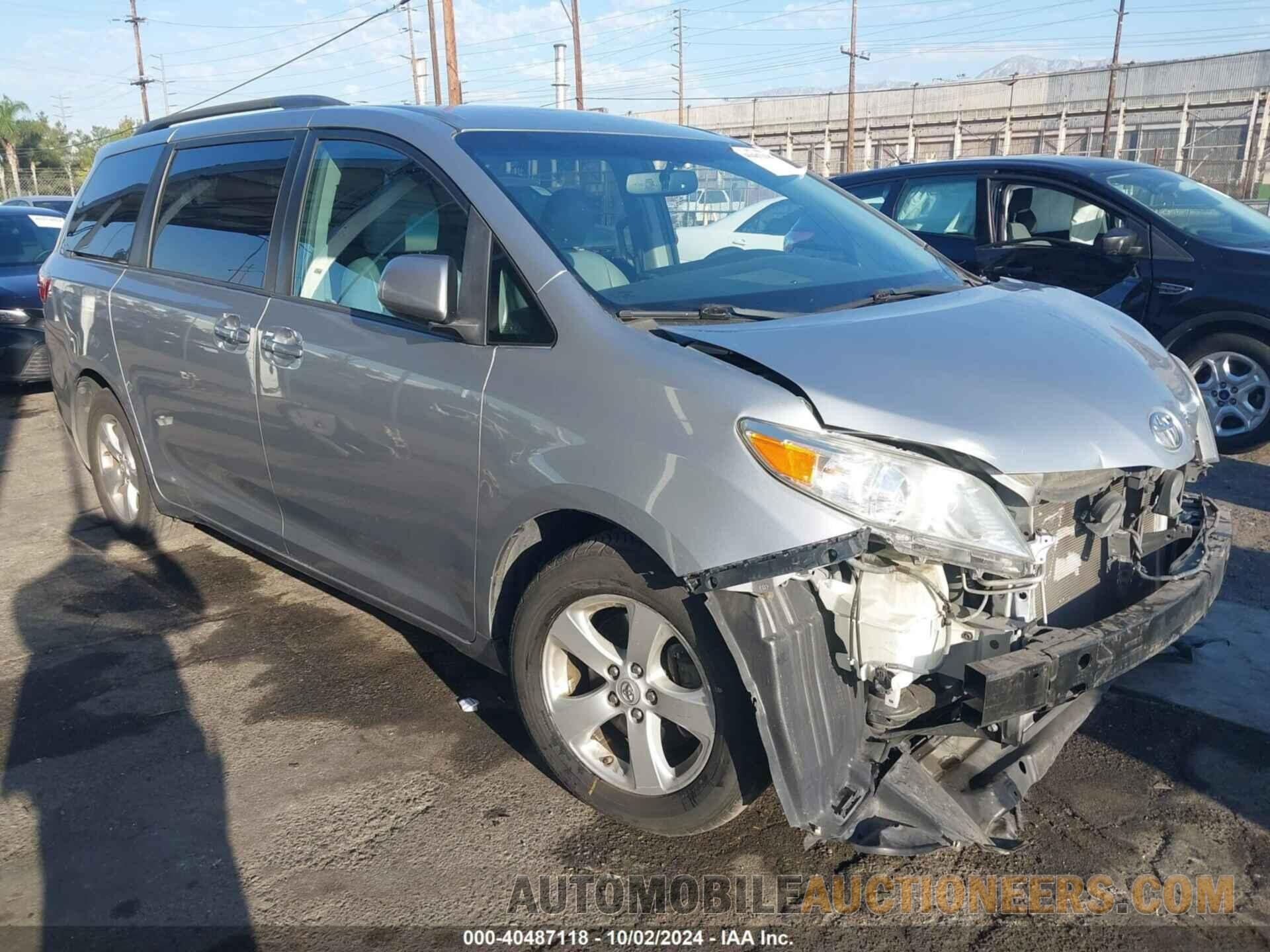 5TDKZ3DCXHS866480 TOYOTA SIENNA 2017