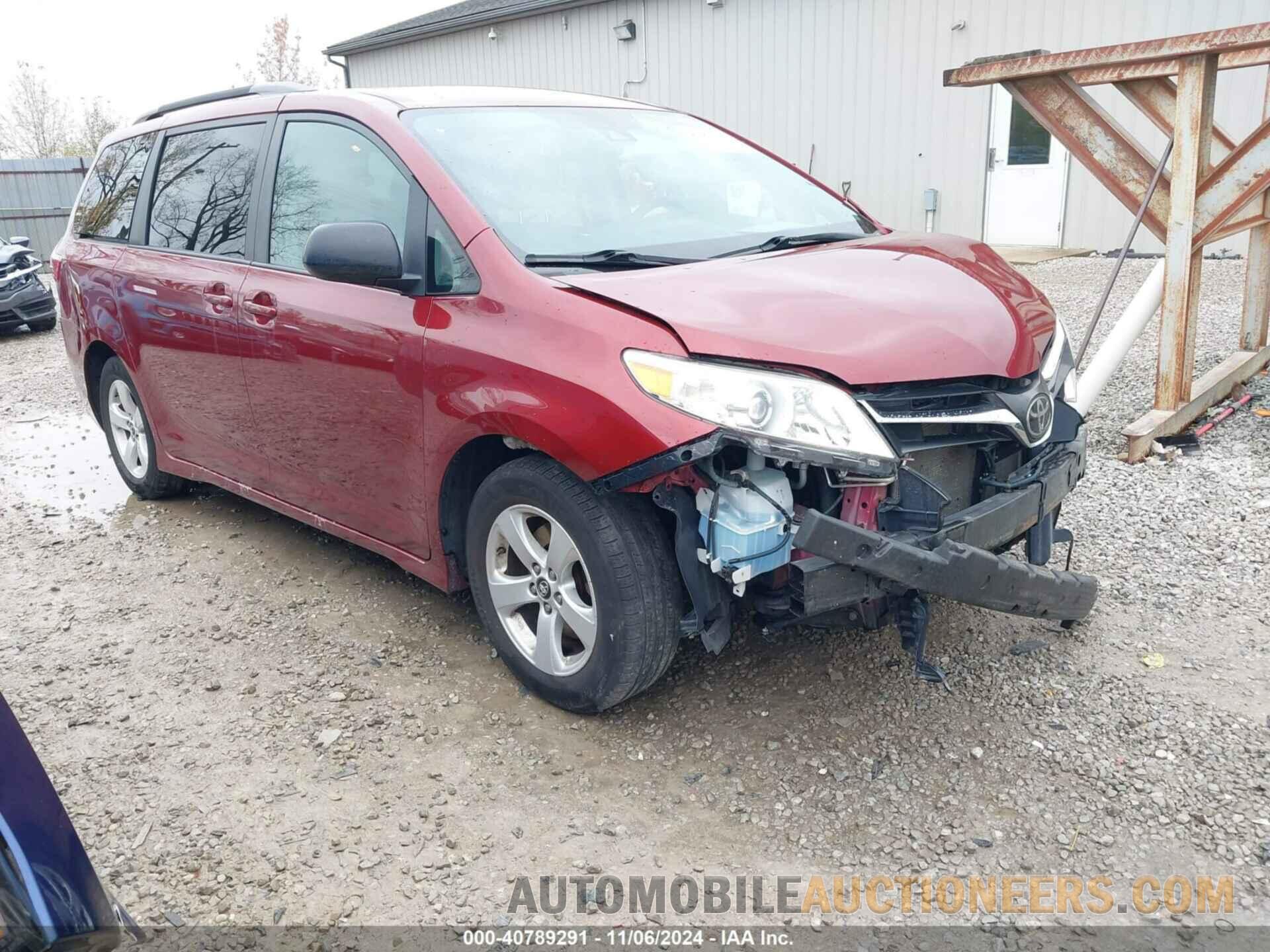 5TDKZ3DCXJS911665 TOYOTA SIENNA 2018