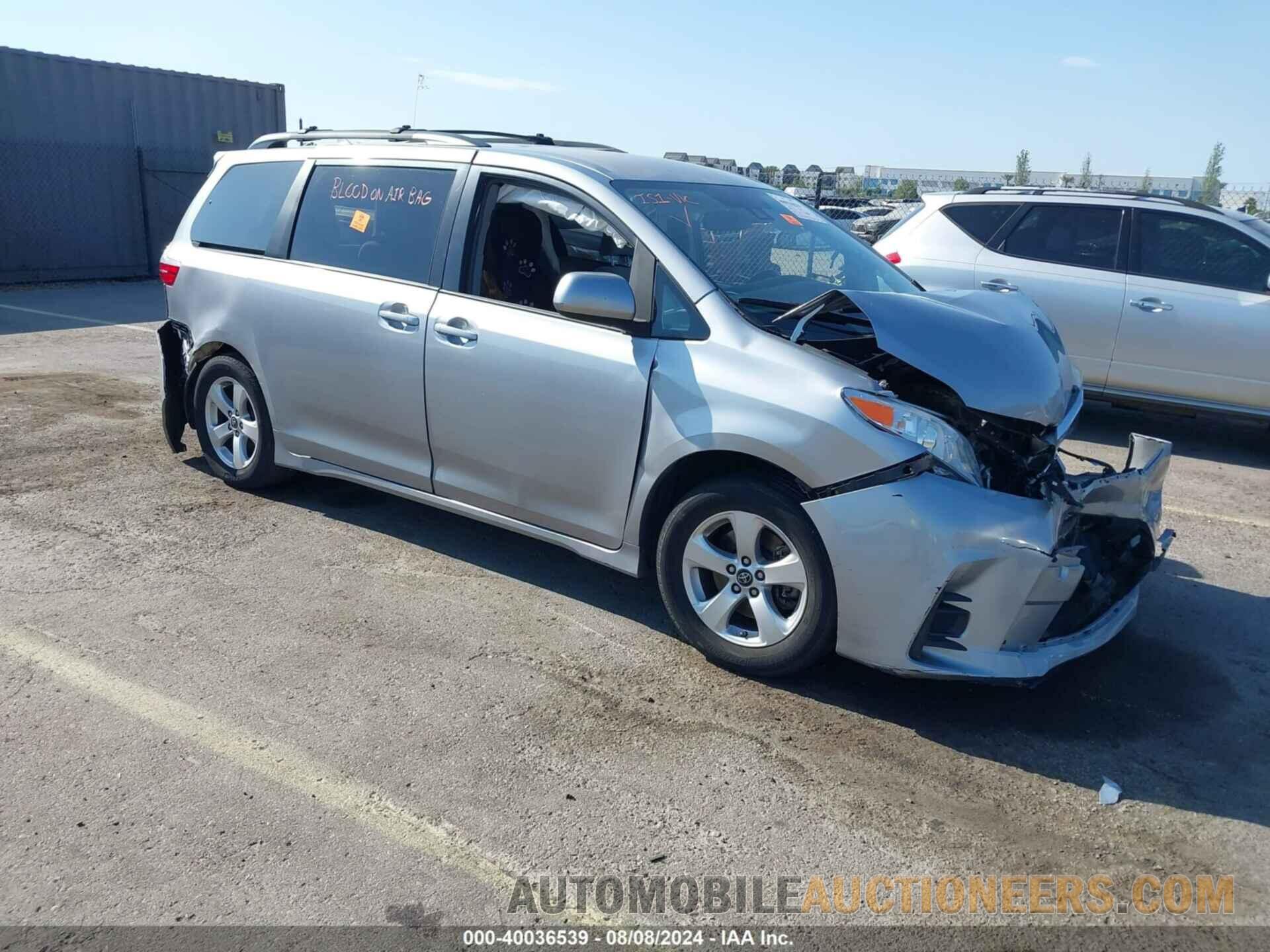 5TDKZ3DCXJS922469 TOYOTA SIENNA 2018