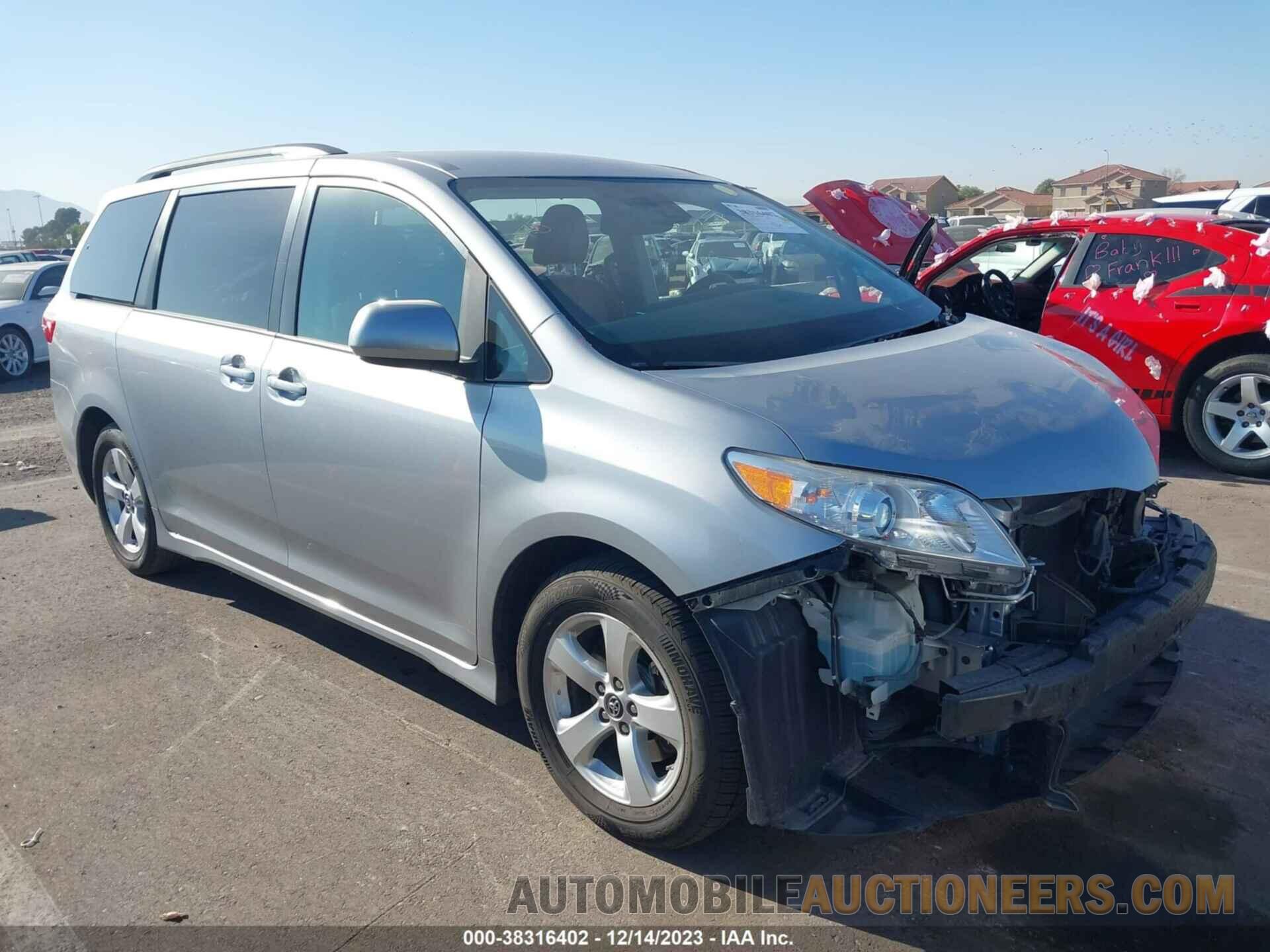 5TDKZ3DCXJS937022 TOYOTA SIENNA 2018