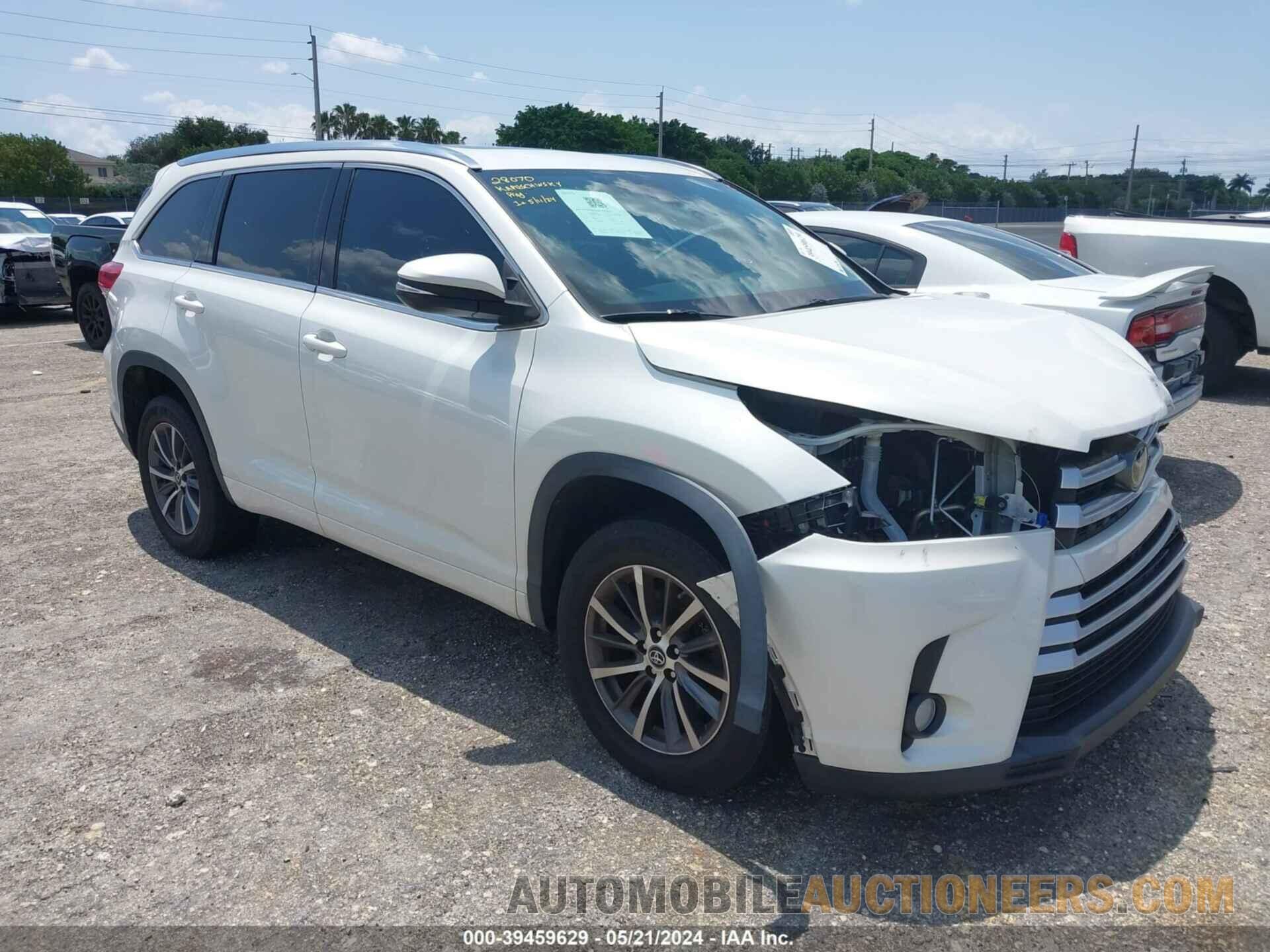 5TDKZRFH0HS202460 TOYOTA HIGHLANDER 2017