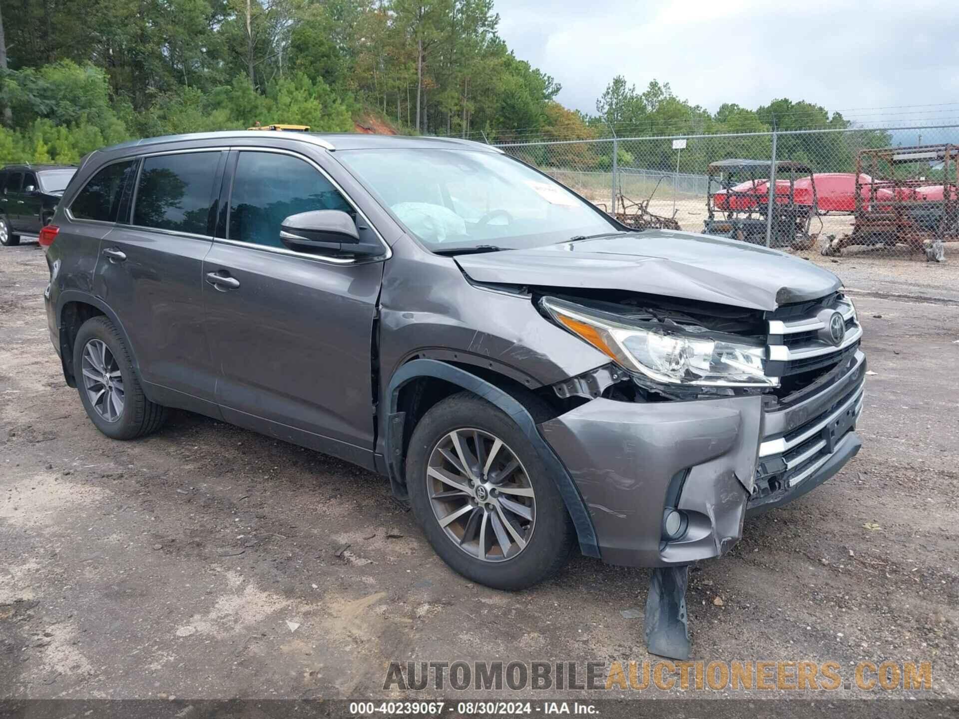 5TDKZRFH0HS215094 TOYOTA HIGHLANDER 2017