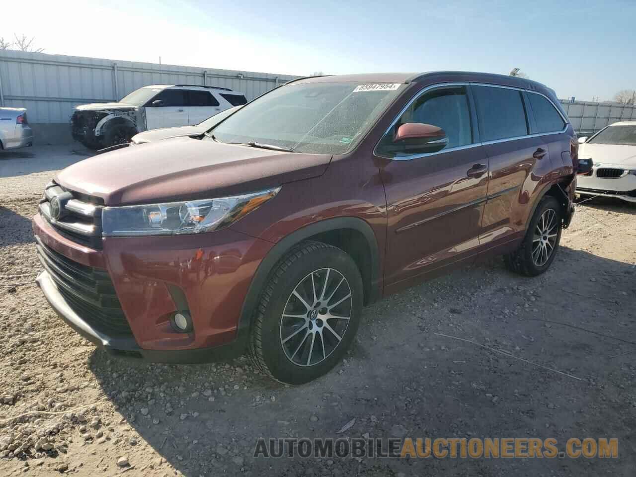 5TDKZRFH0HS509949 TOYOTA HIGHLANDER 2017