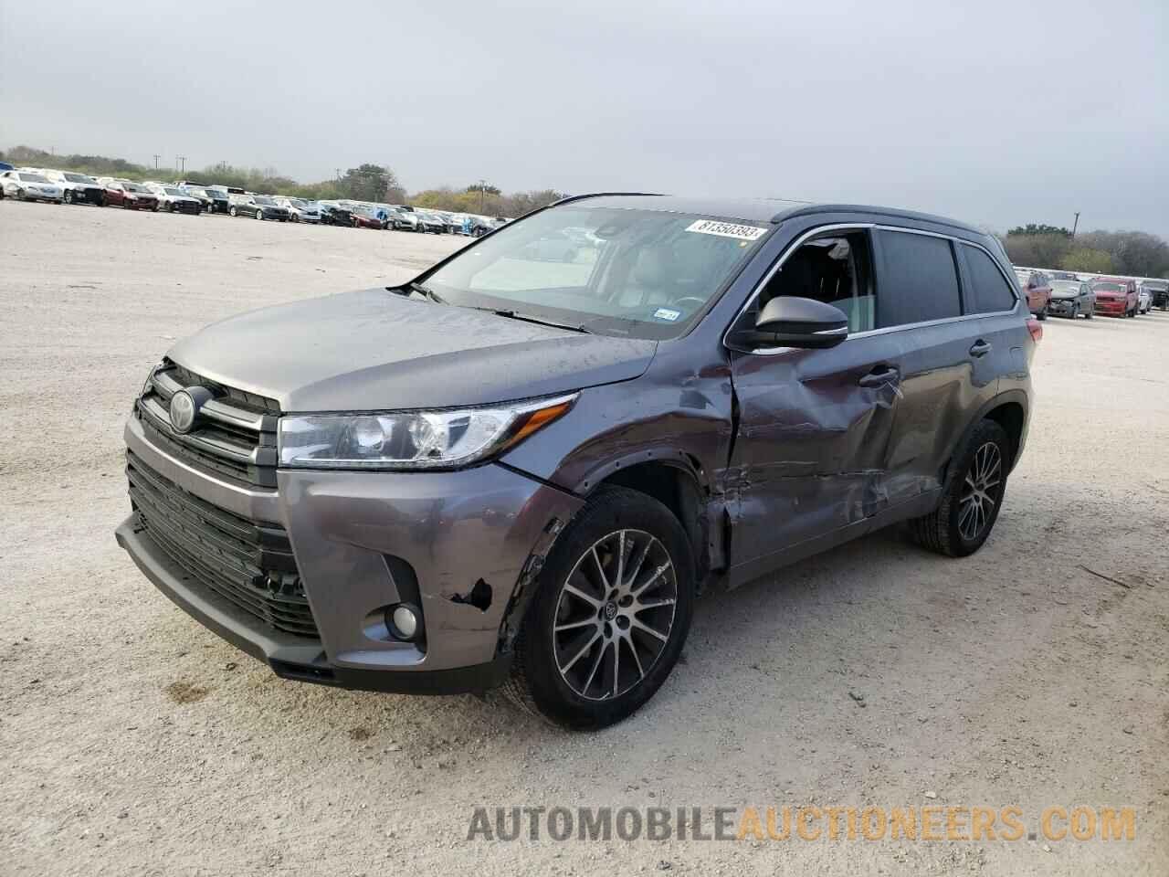 5TDKZRFH0HS521325 TOYOTA HIGHLANDER 2017