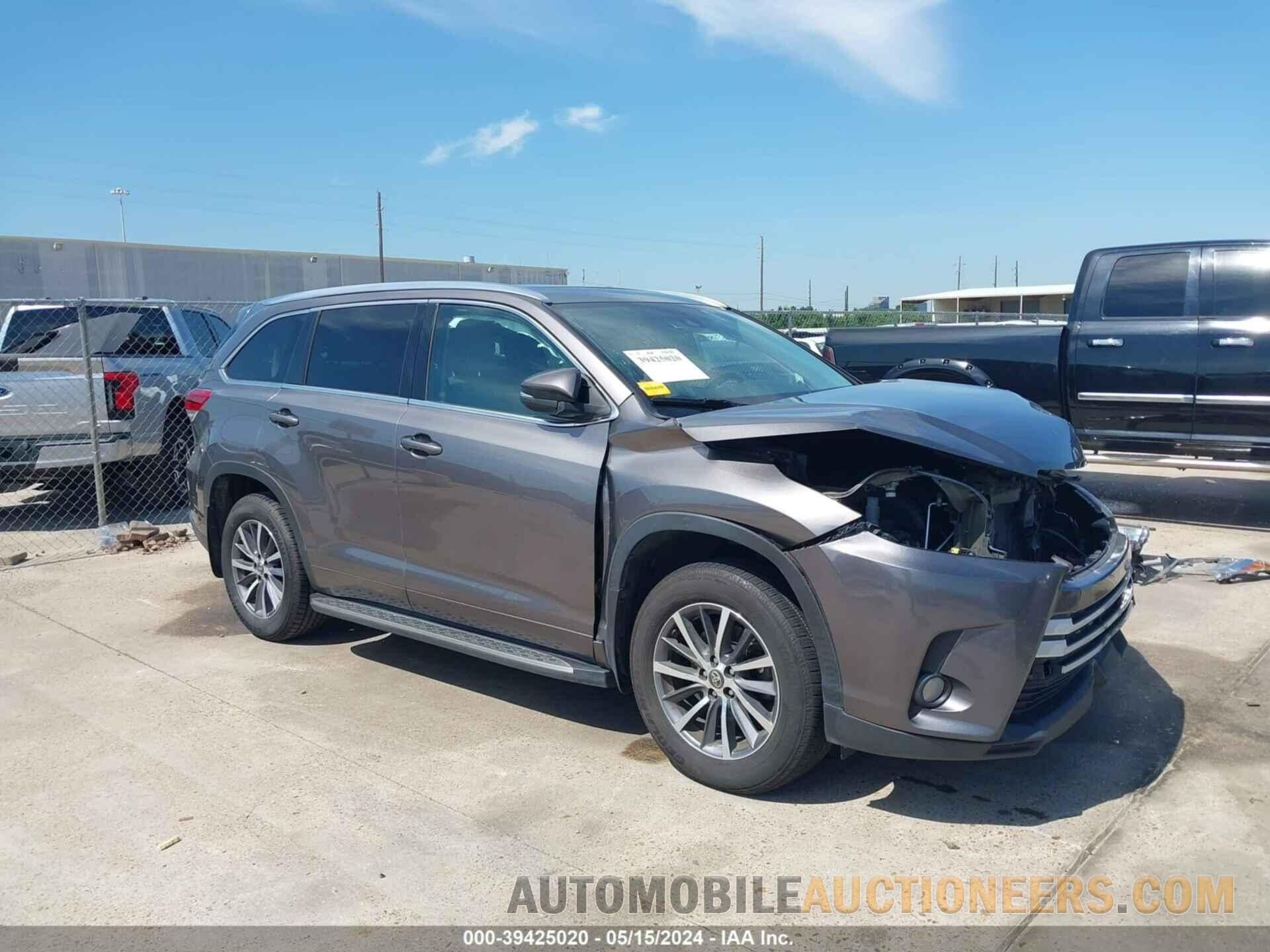 5TDKZRFH0HS523365 TOYOTA HIGHLANDER 2017