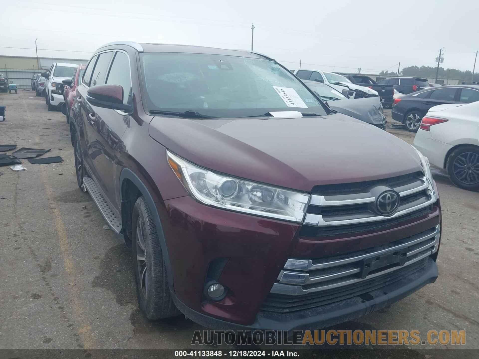 5TDKZRFH0JS281263 TOYOTA HIGHLANDER 2018