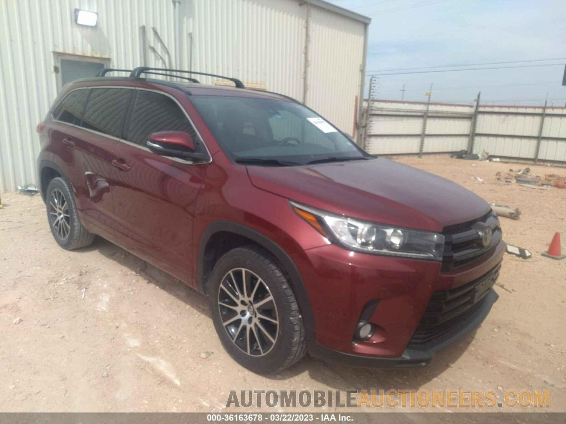 5TDKZRFH0JS532704 TOYOTA HIGHLANDER 2018