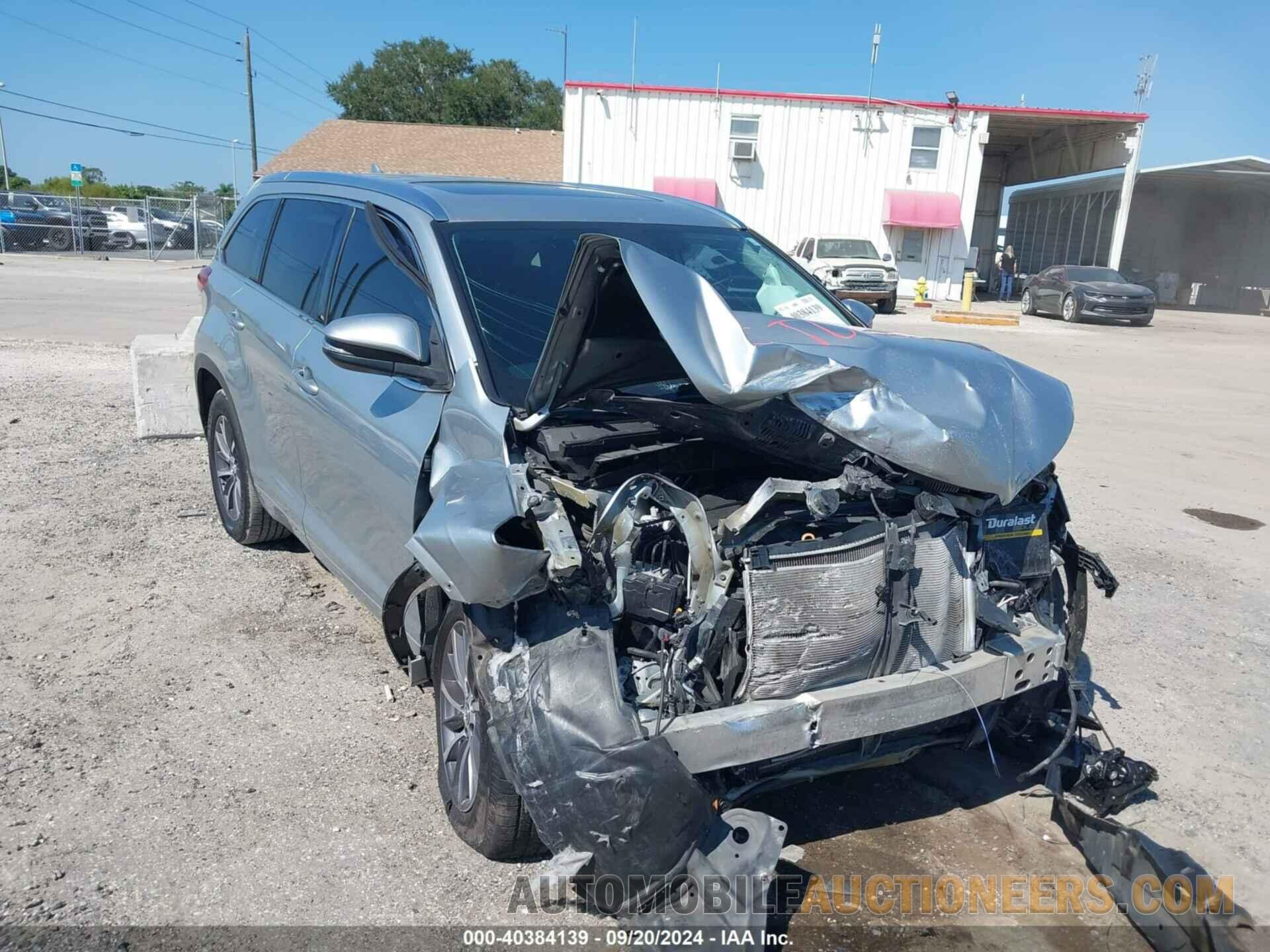 5TDKZRFH0JS533769 TOYOTA HIGHLANDER 2018