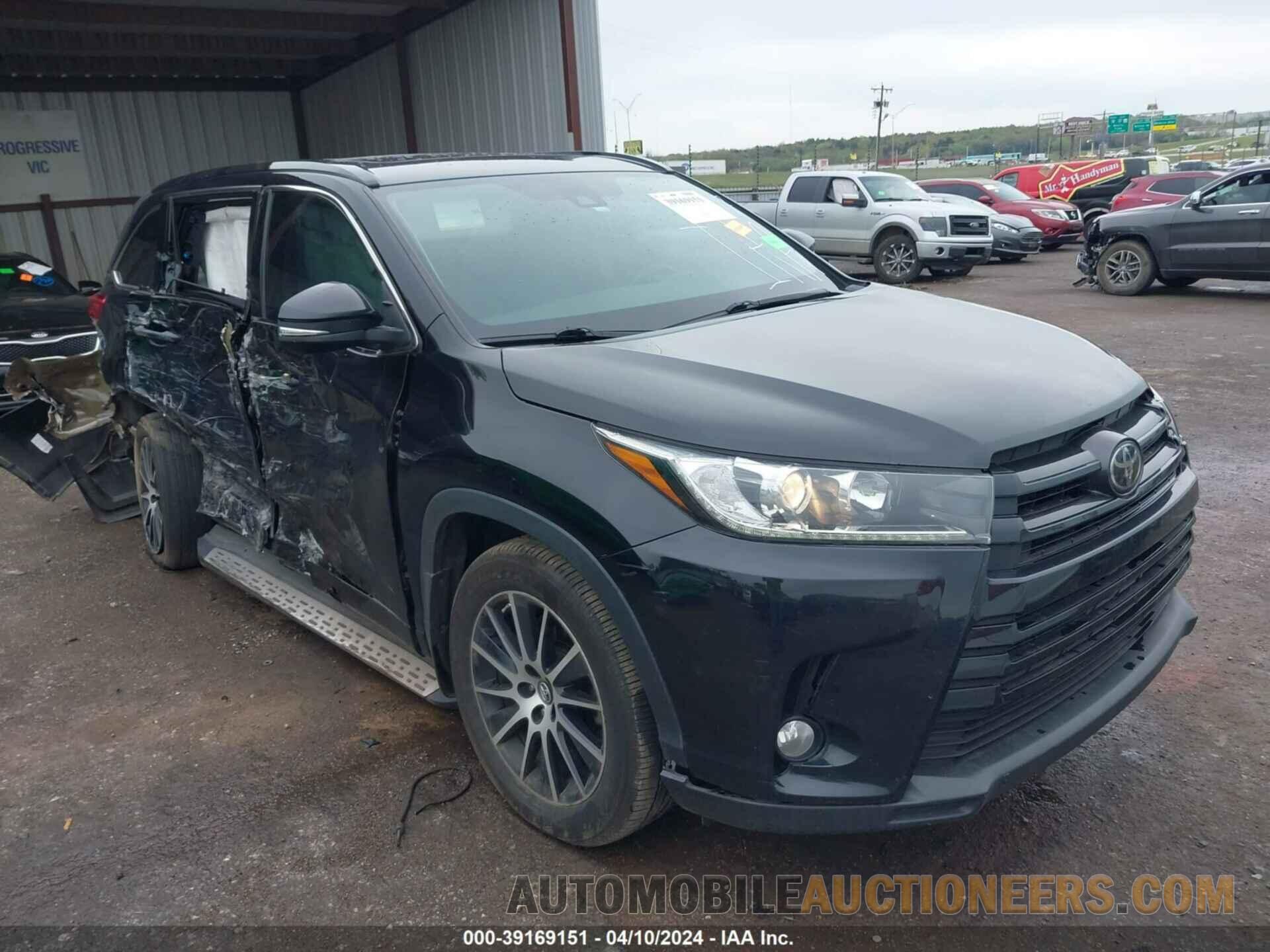 5TDKZRFH0JS537417 TOYOTA HIGHLANDER 2018