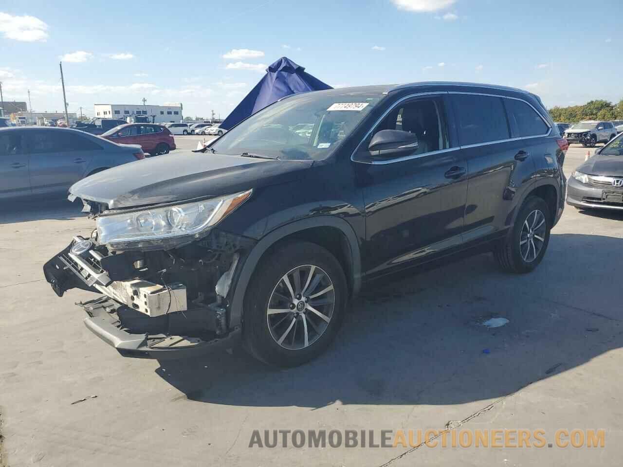 5TDKZRFH0JS538471 TOYOTA HIGHLANDER 2018