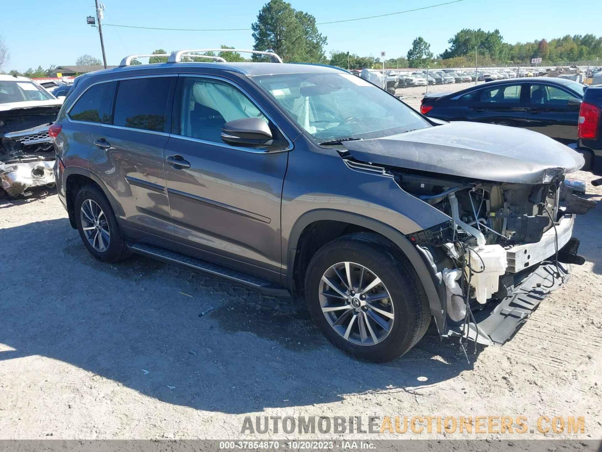 5TDKZRFH0JS539118 TOYOTA HIGHLANDER 2018